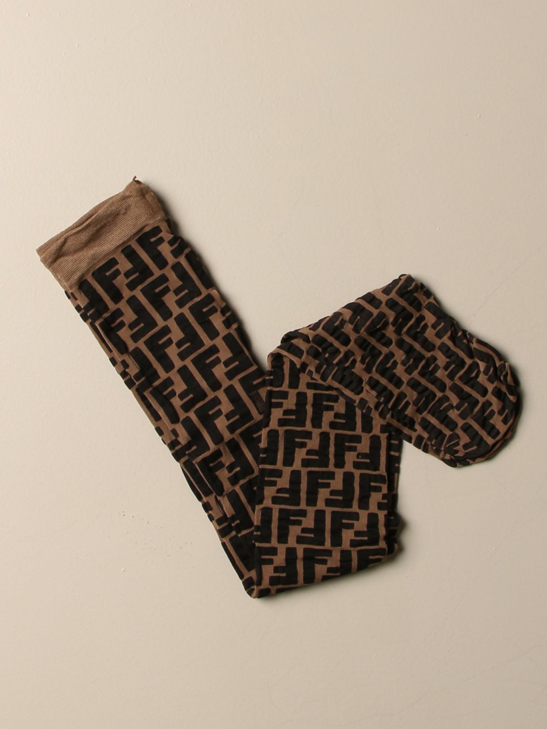 fendi stockings logo