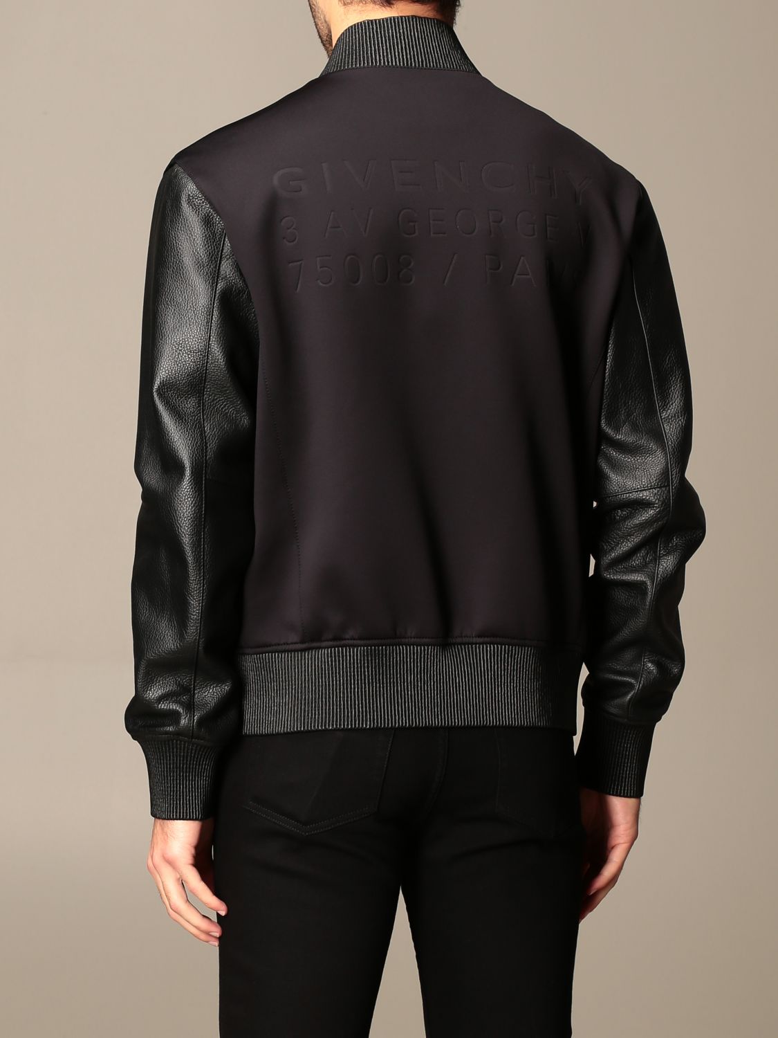 Givenchy Outlet: bomber jacket with buttons and logo | Coat Givenchy ...