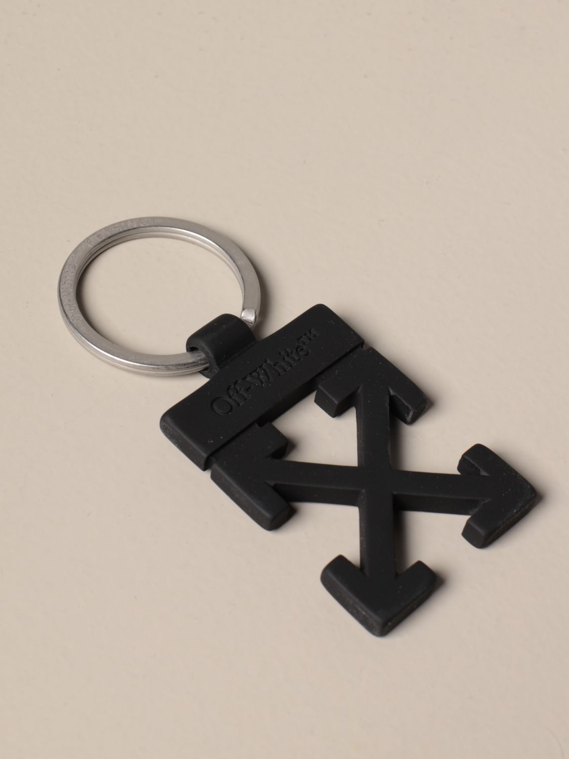 OFF-WHITE: Off White keychain in the shape of arrows - Blue