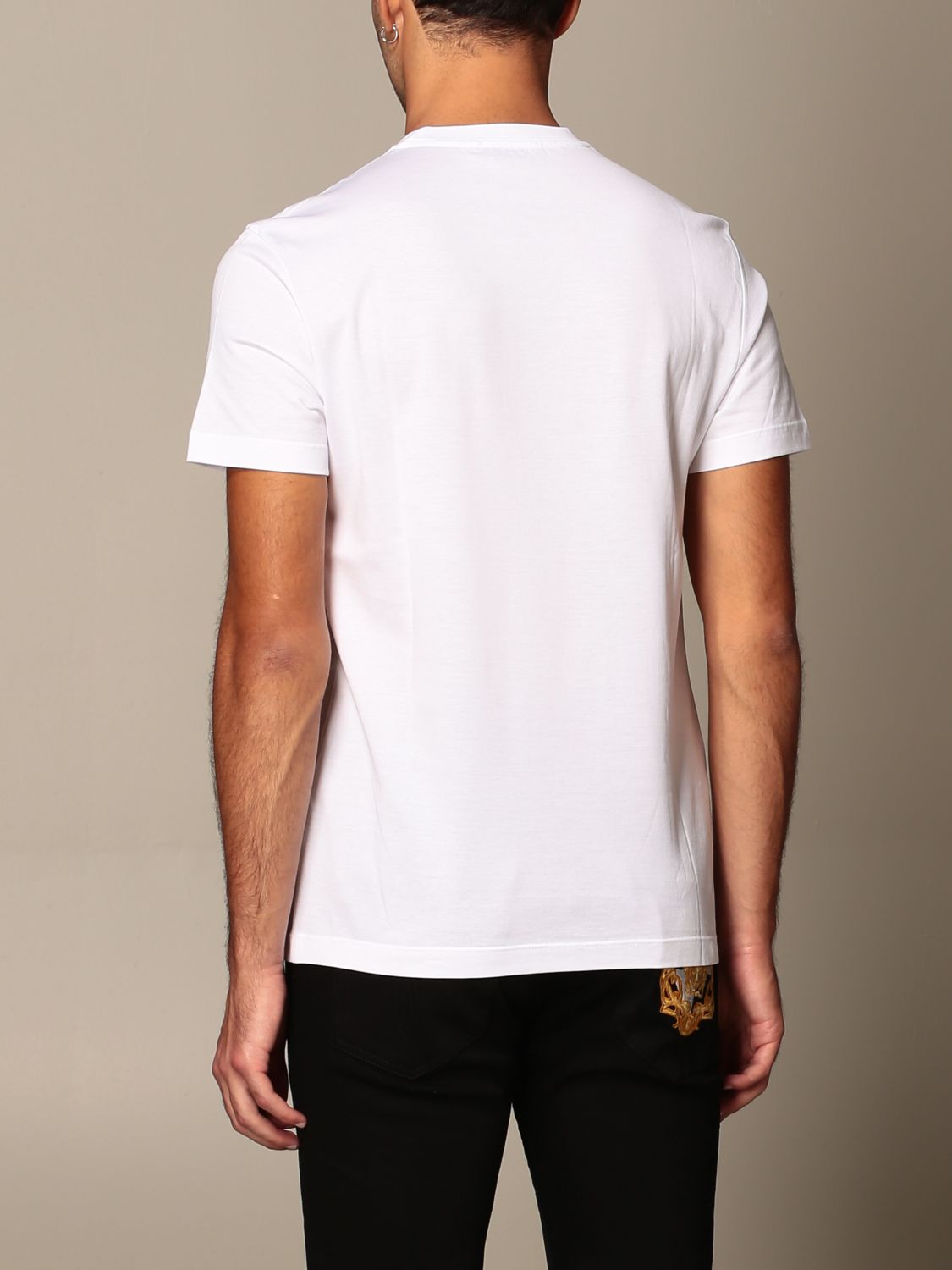 versace plain white tee