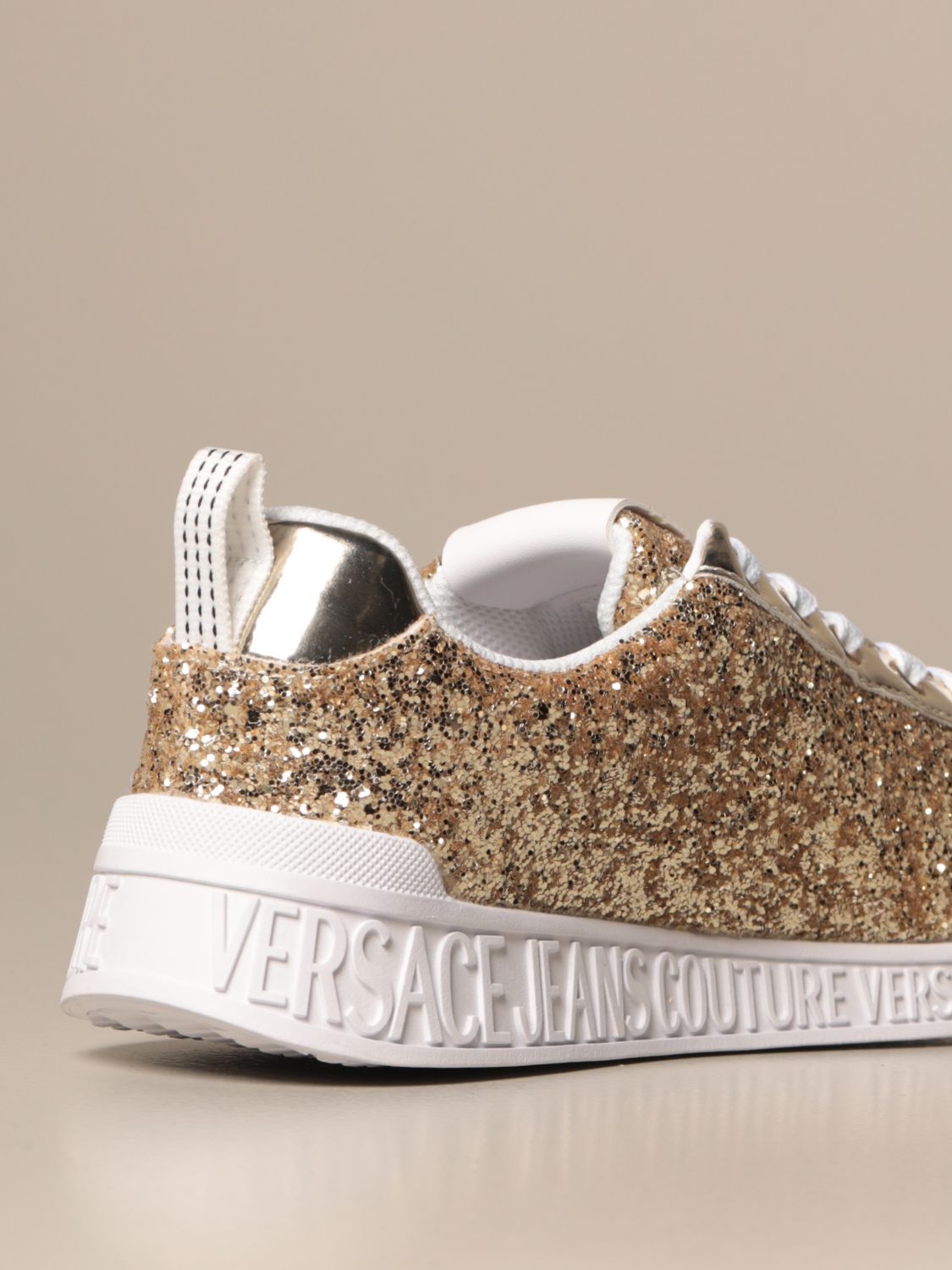 versace glitter sneakers