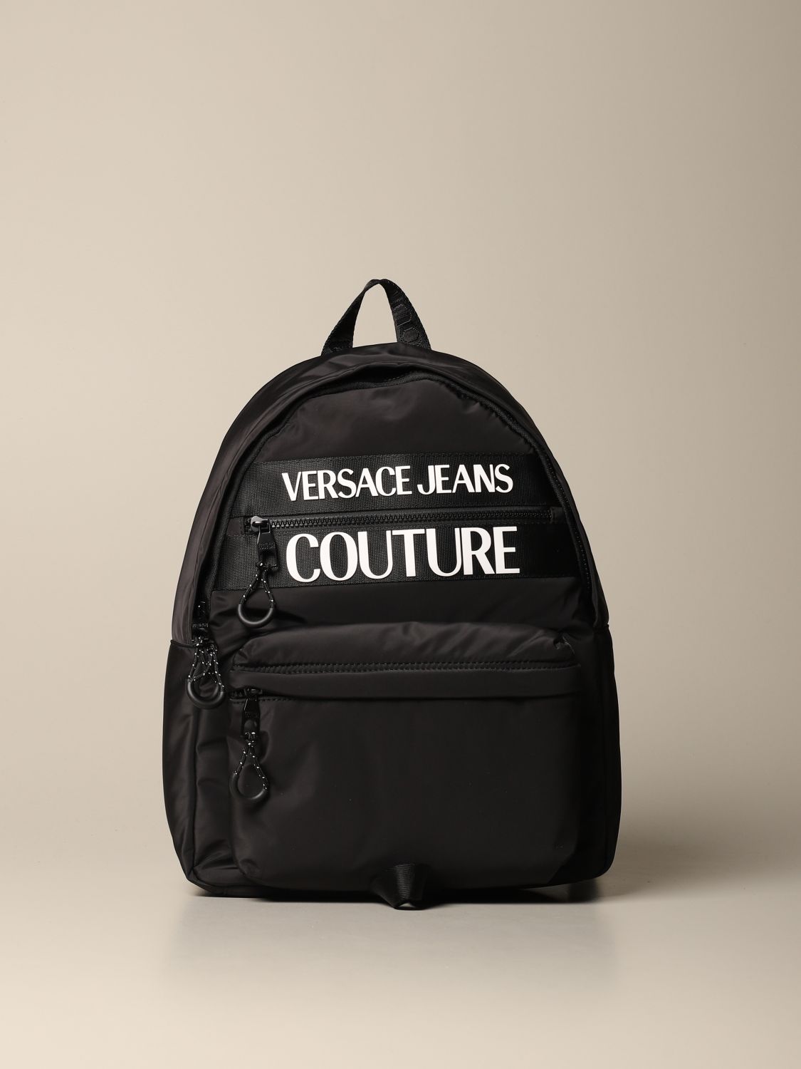 grey versace backpack