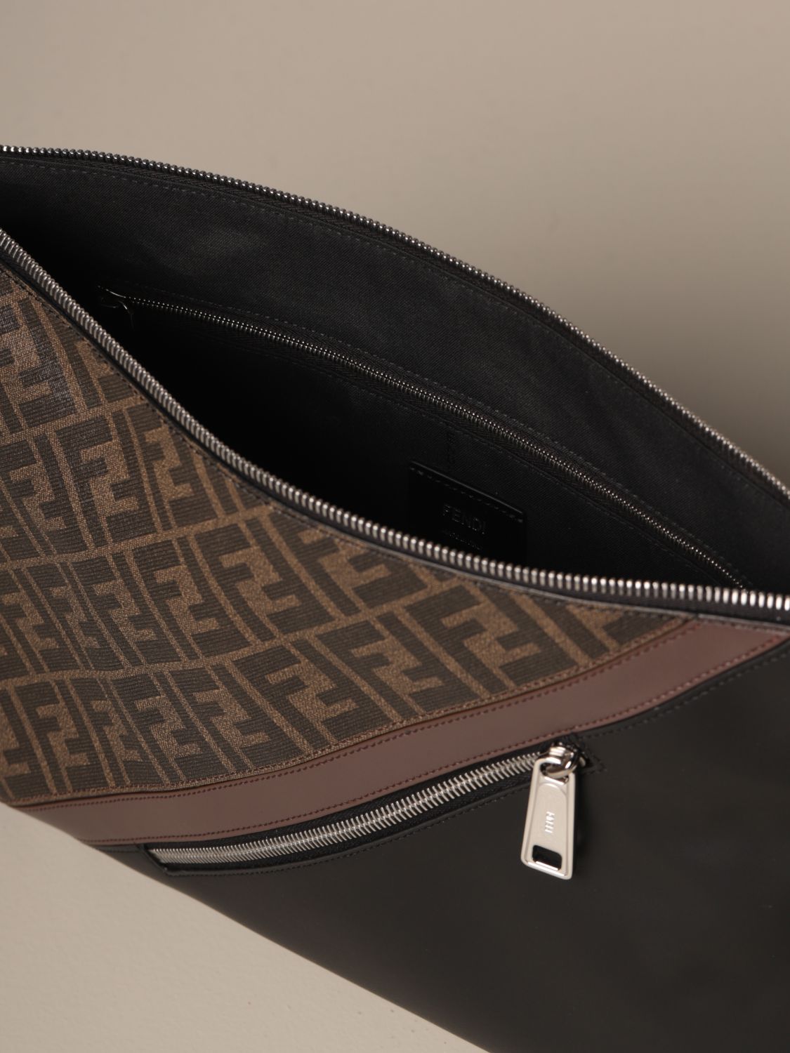 FENDI: Sacoche homme | Sacoche Fendi Homme Tabac | Sacoche Fendi 7VA470 A9XS GIGLIO.COM