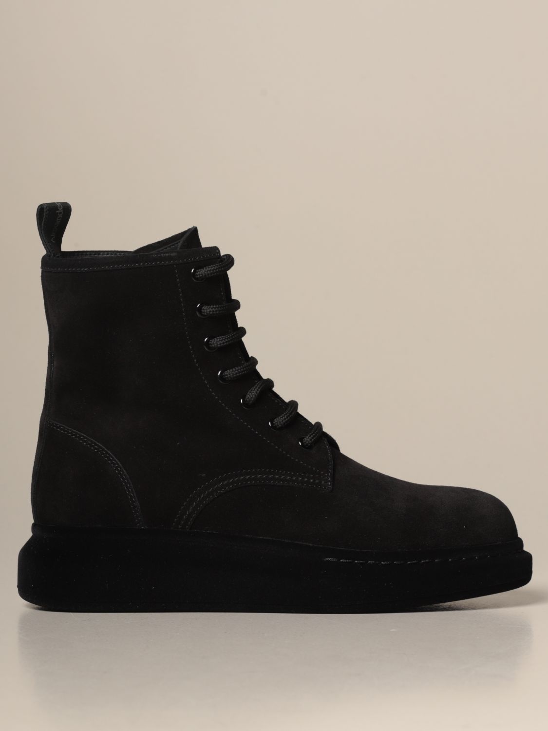 alexander mcqueen black boots