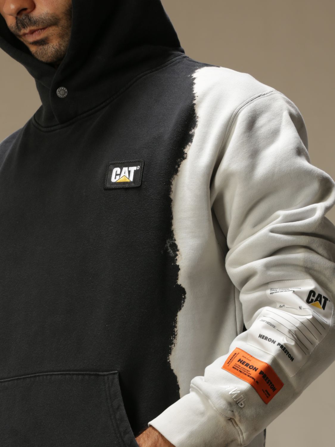 heron preston cat sweatshirt