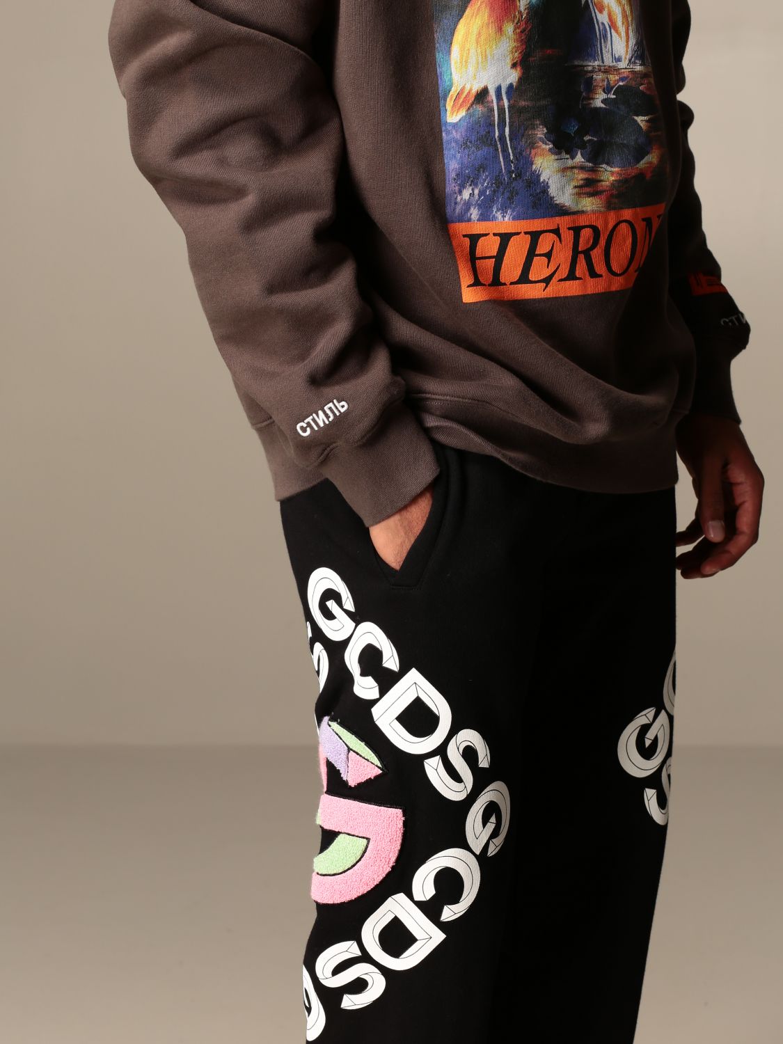 heron preston angel sweatshirt