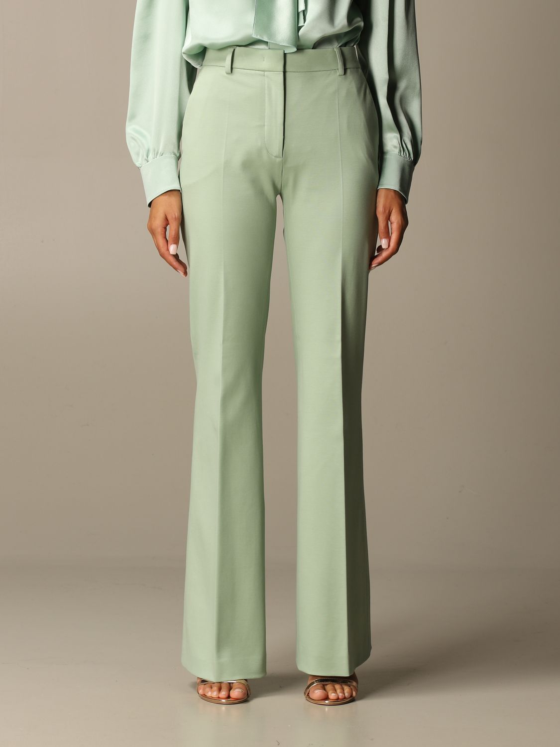 flared bottom trousers