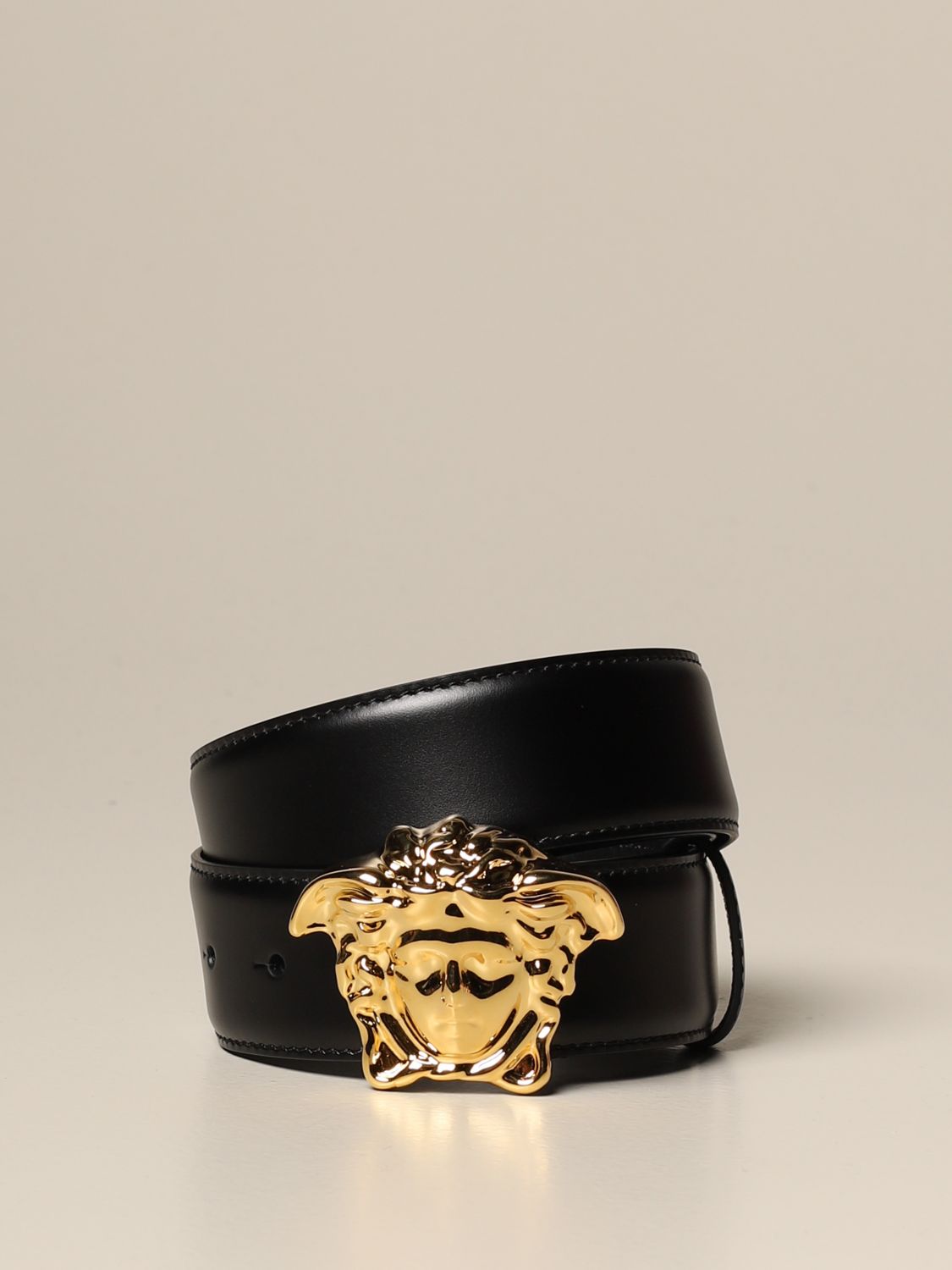 Versace Medusa Palazzo belt ($405) ❤ liked on Polyvore featuring