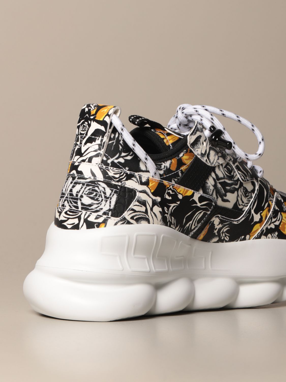 Versace Chain reaction sneakers in baroque / floral leather