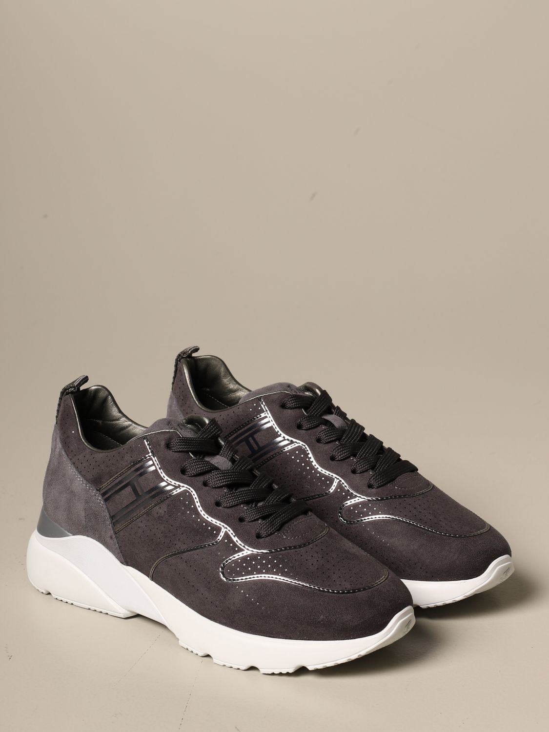 Active One Hogan sneakers in suede | Sneakers Hogan Women Grey ...