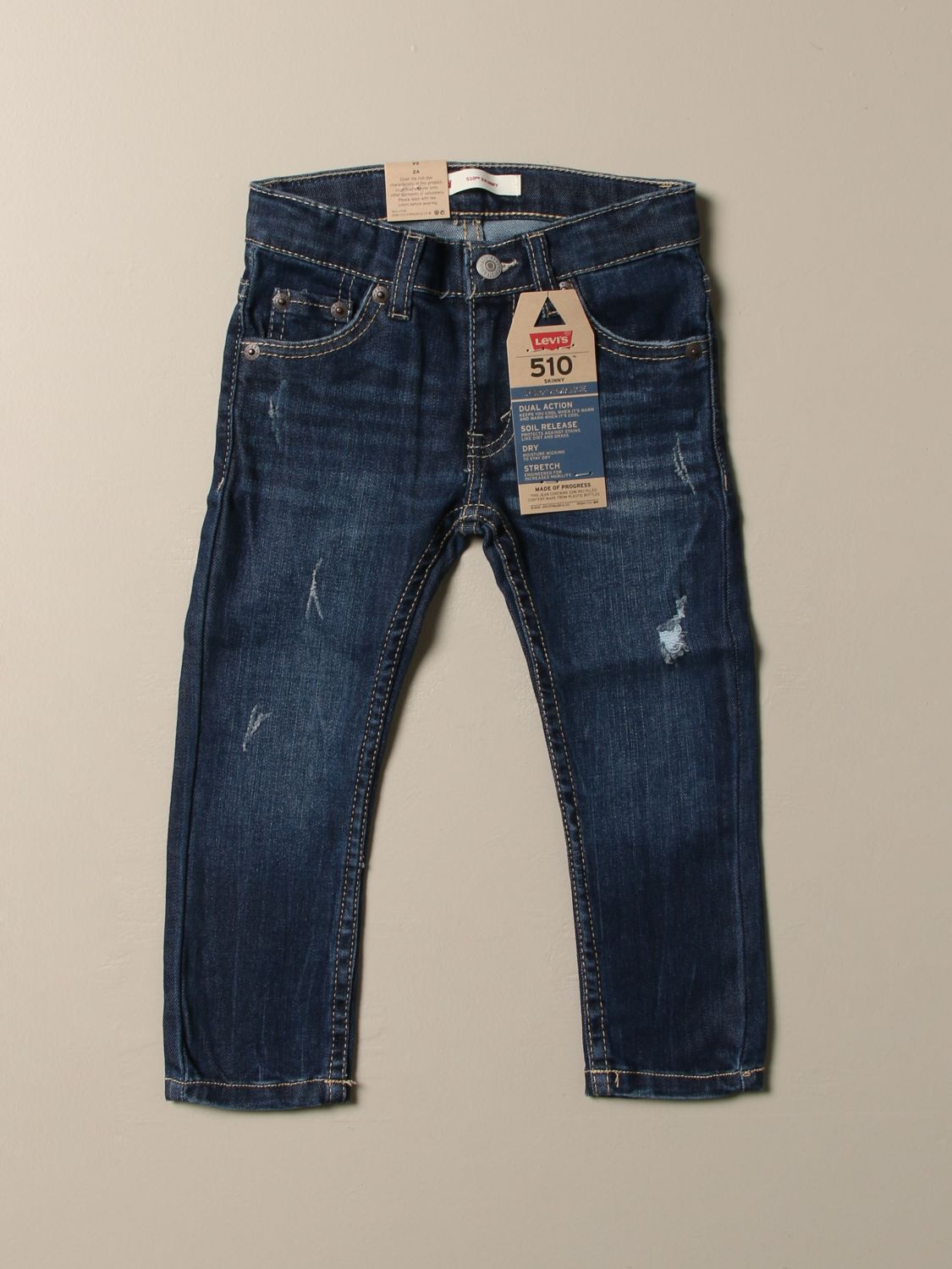 Levi S Outlet 510 Skinny Jeans In Denim With Micro Tears Jeans Levi S Kids Denim Jeans Levi S 8ea770 Giglio En