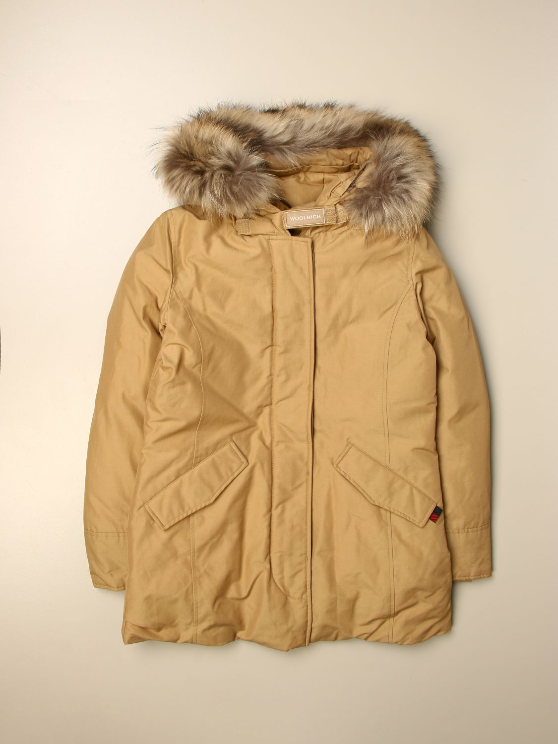 Kudde jungle Vertrek Woolrich Outlet: jacket for girls - Sand | Woolrich jacket WKOU0103FR  UT0641 online on GIGLIO.COM