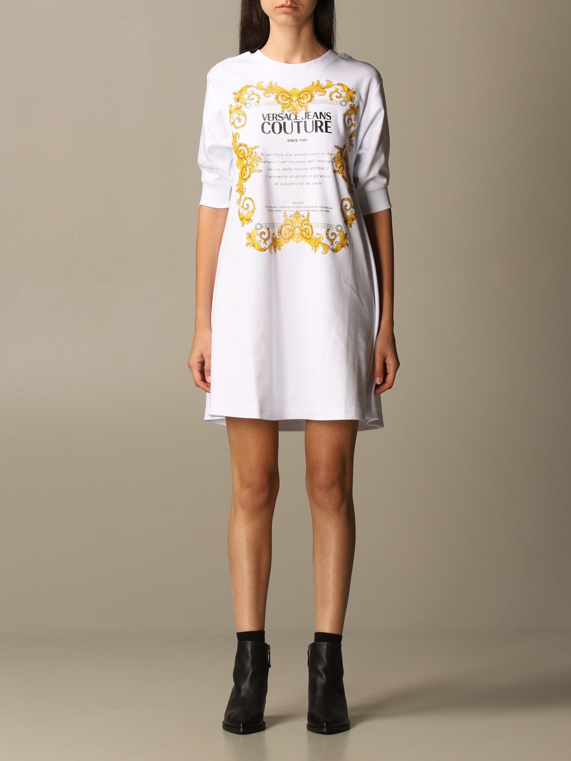 versace couture dress