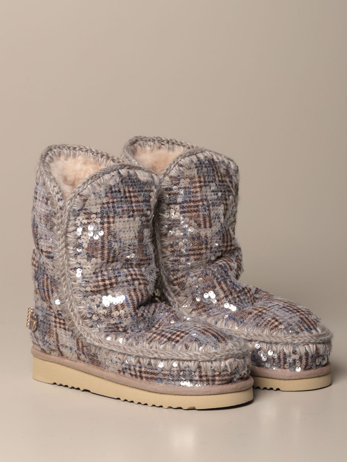 MOU: Zapatillas mujer - Plata | Botas Mou MU.FW101030K GIGLIO.COM