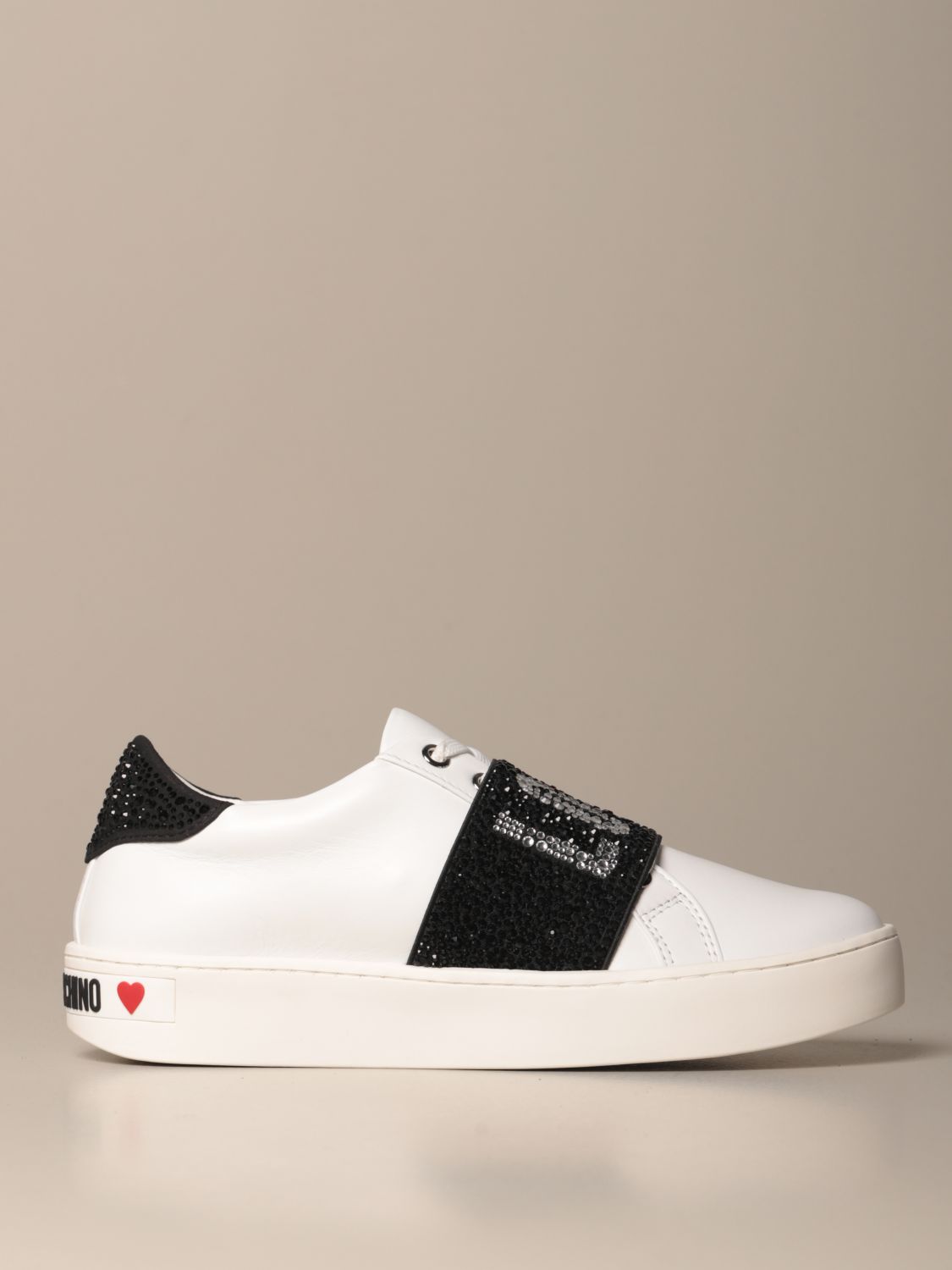 Love Moschino sneakers in leather with 