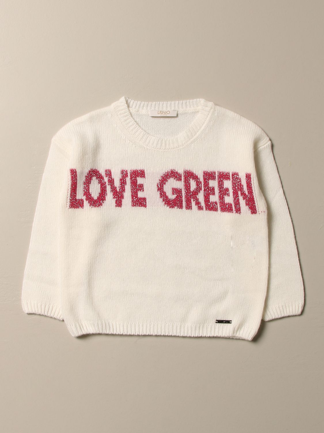 Liu Jo Outlet: wool sweater with Love 
