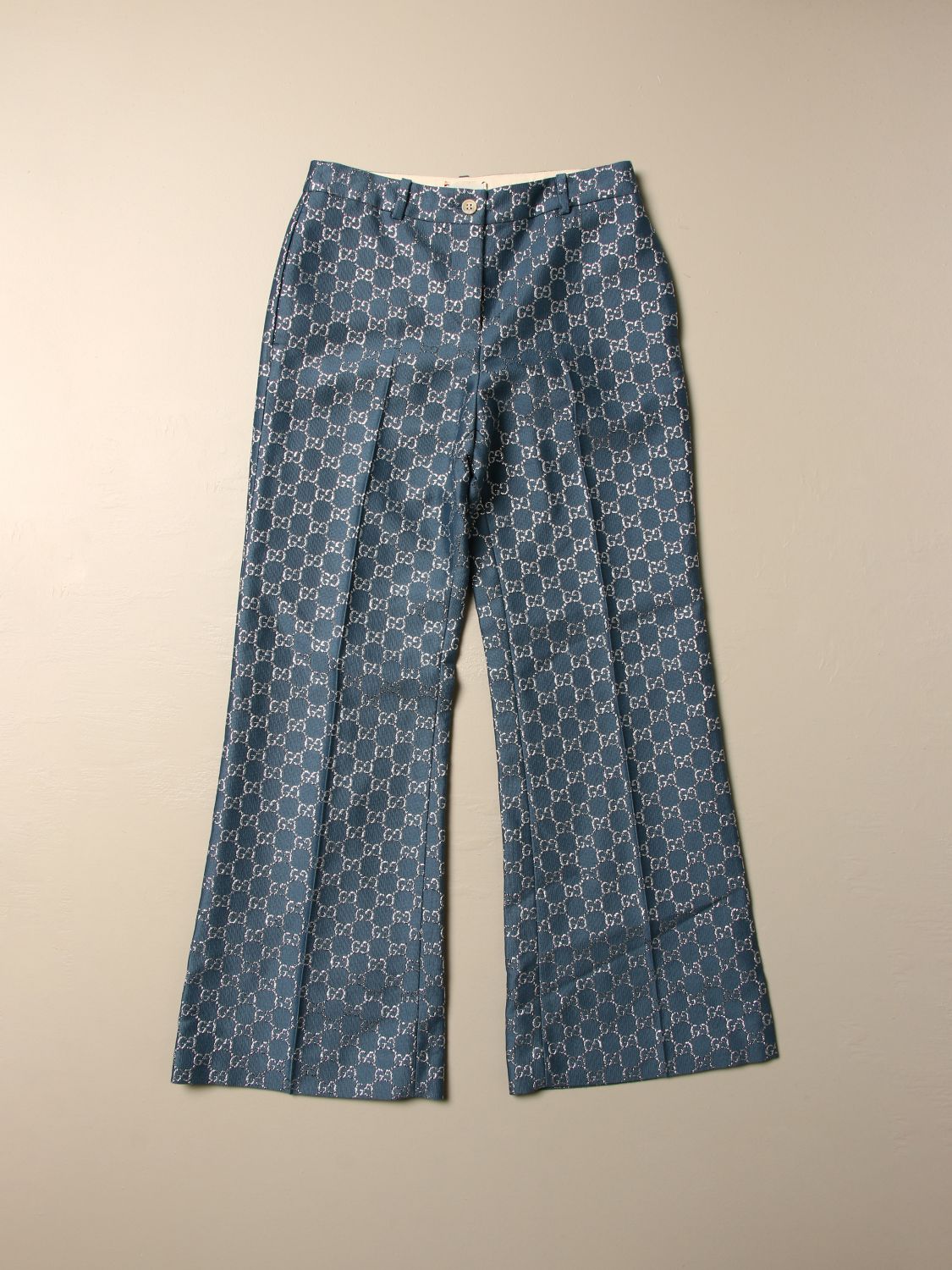 lejlighed dosis Høring GUCCI: trousers with all-over GG Supreme pattern | Pants Gucci Kids Blue | Pants  Gucci 629030 ZAD7L GIGLIO.COM