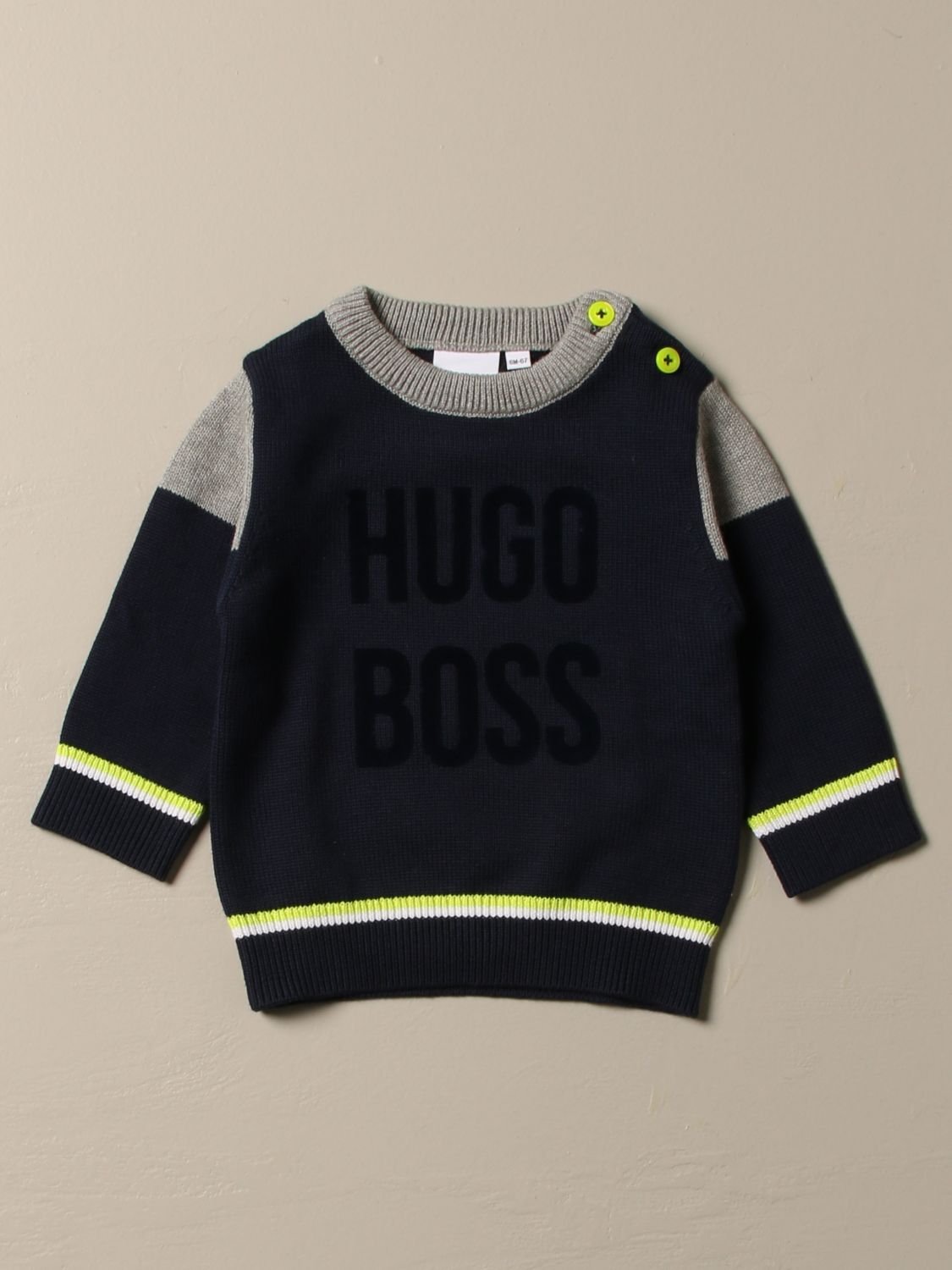 Maglia a girocollo Hugo Boss con logo | Maglia Hugo Boss Bambino Blue | Maglia  Hugo Boss J05811 Giglio IT
