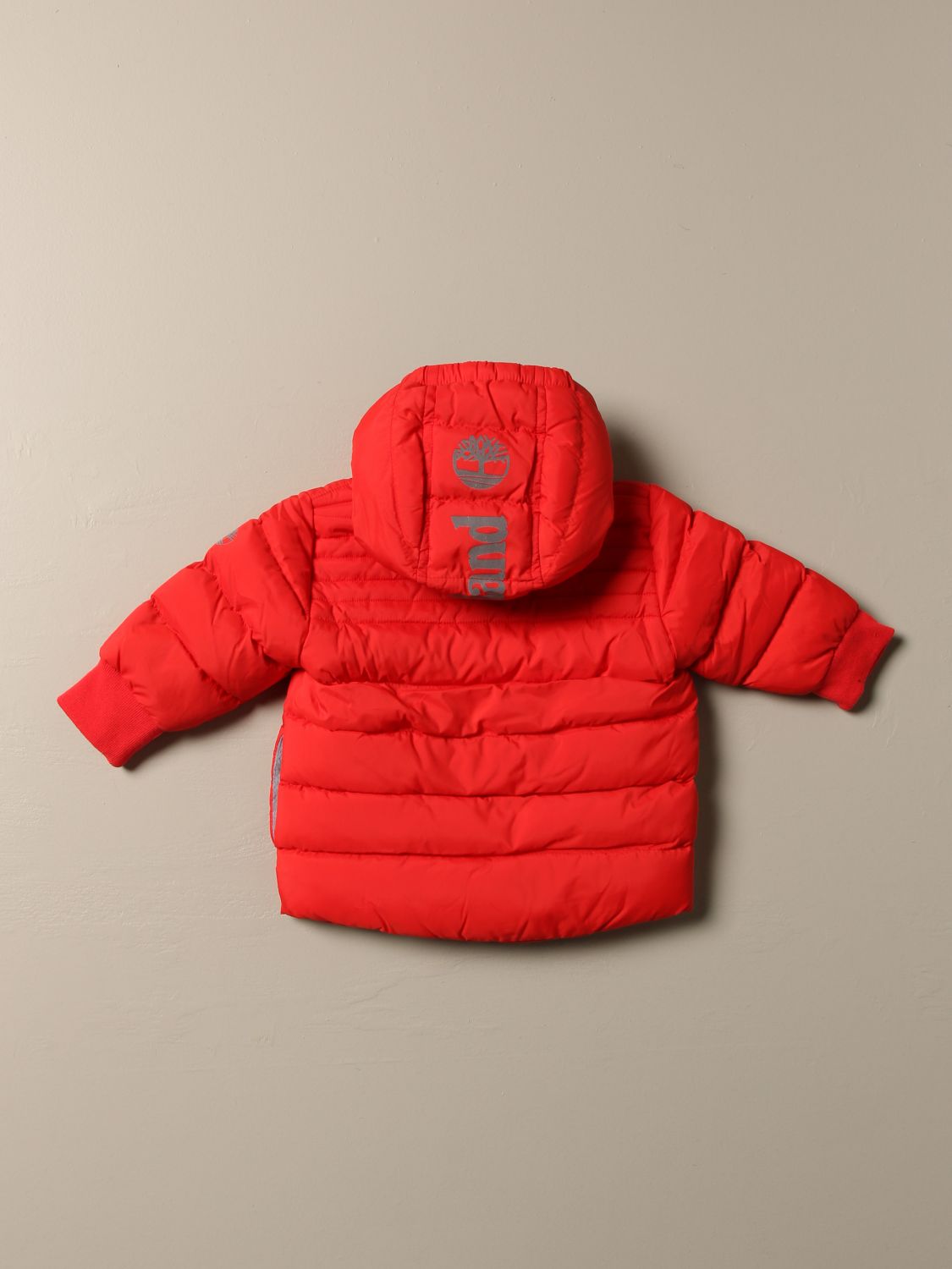 Timberland jacket for baby - Red | Timberland jacket T06393 online on GIGLIO.COM