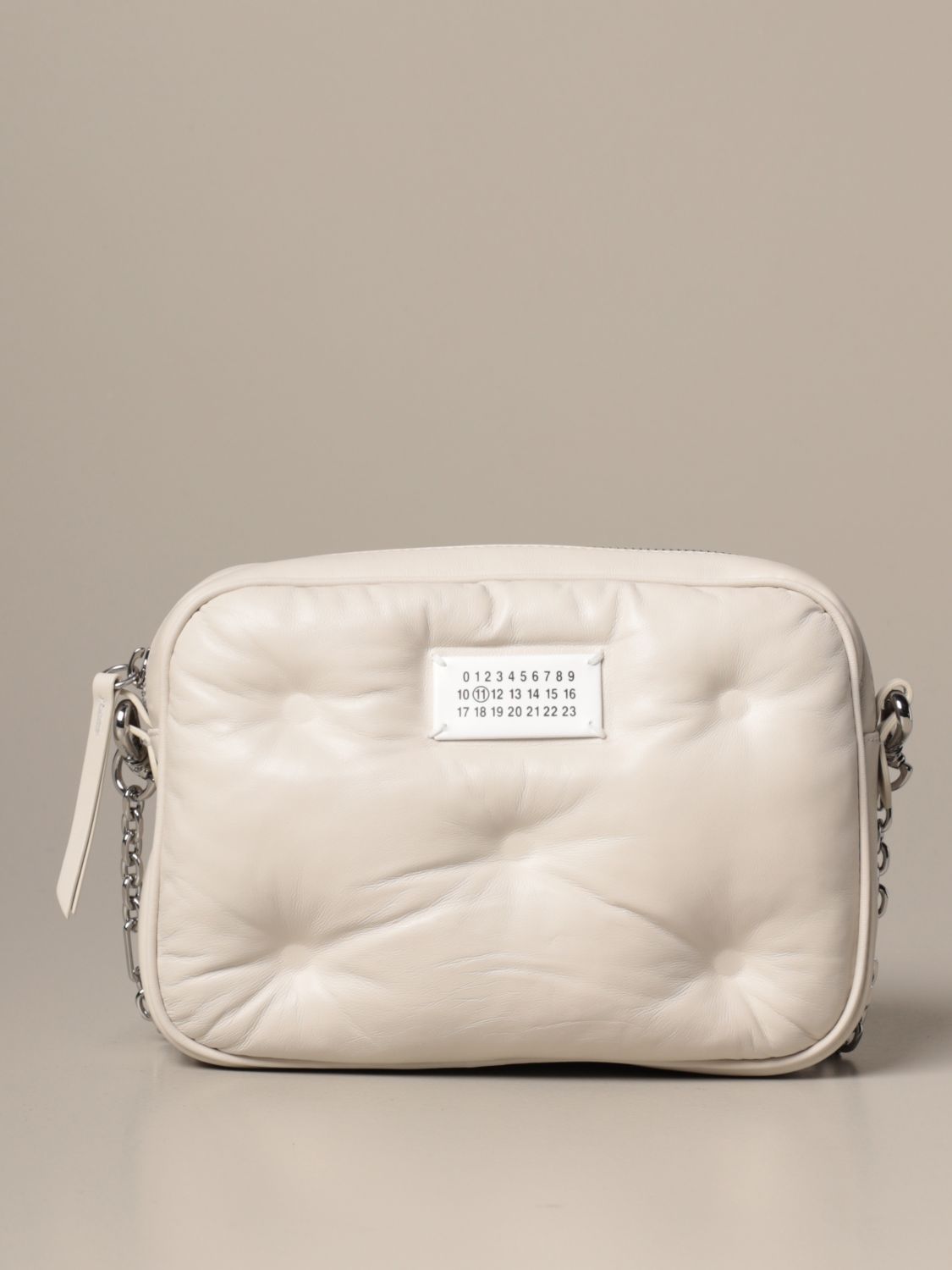 MAISON MARGIELA: Glam Slam padded shoulder bag - White | Maison ...