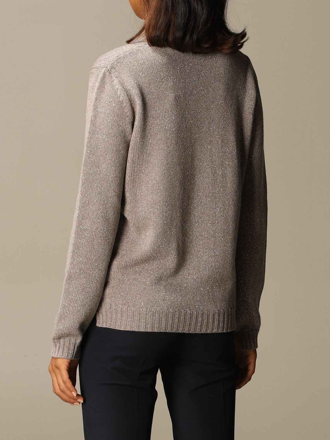 GRAN SASSO: Sweater women | Sweater Gran Sasso Women Dove Grey ...