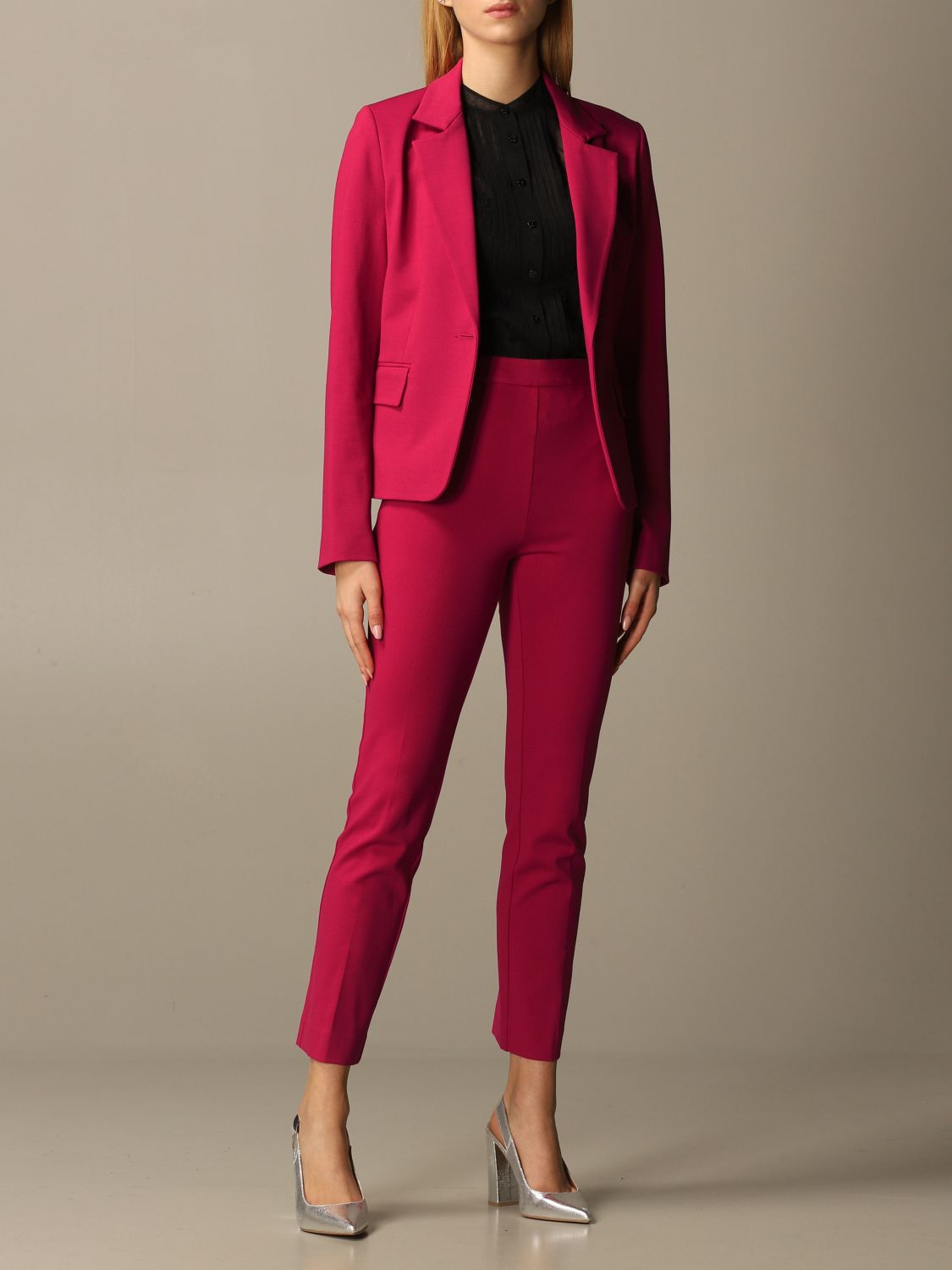 TWINSET: Pantalon femme Twin Set - Fraise | Pantalon Twinset 202TP2252  GIGLIO.COM