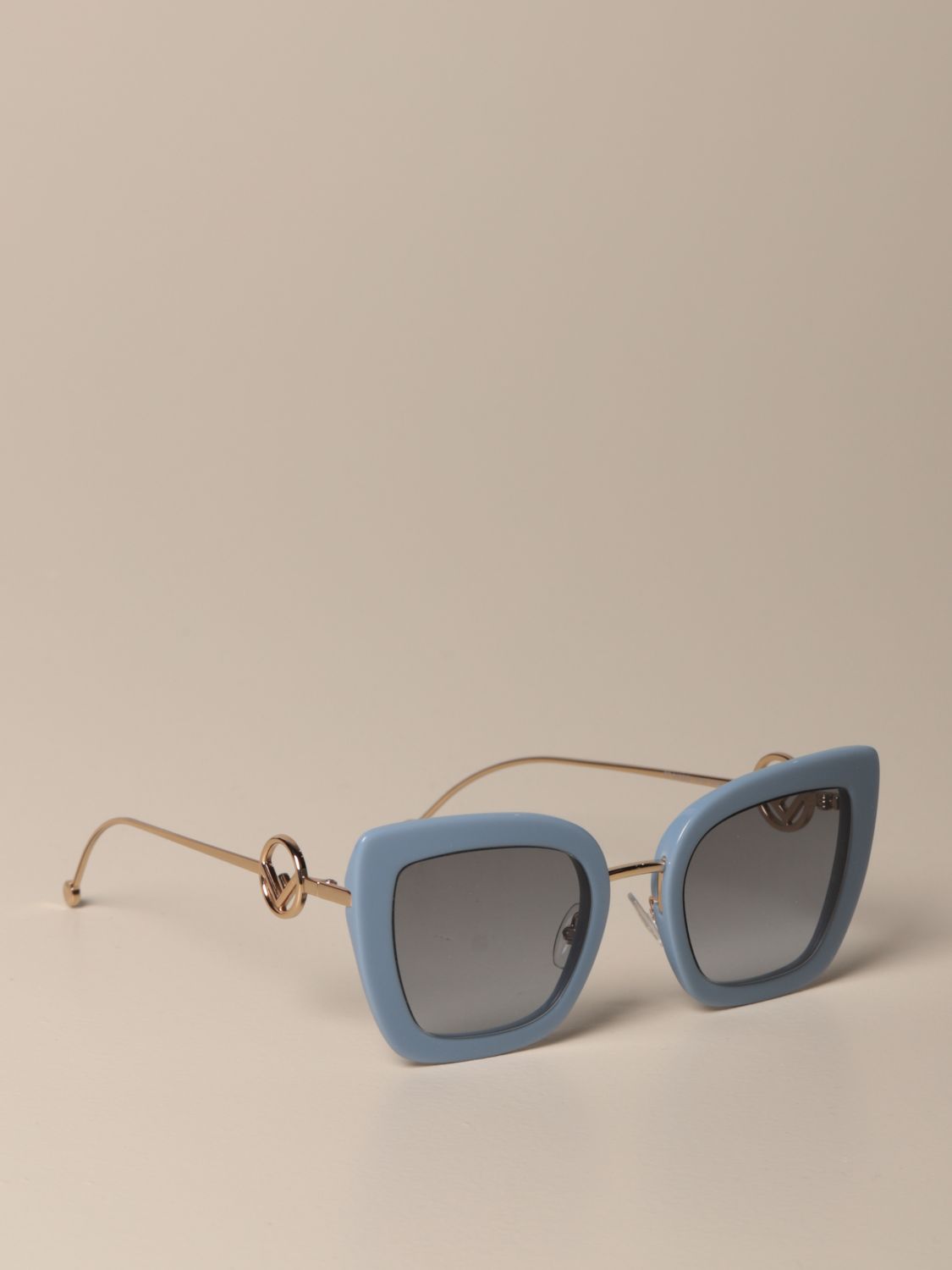 fendi blue eyeglasses