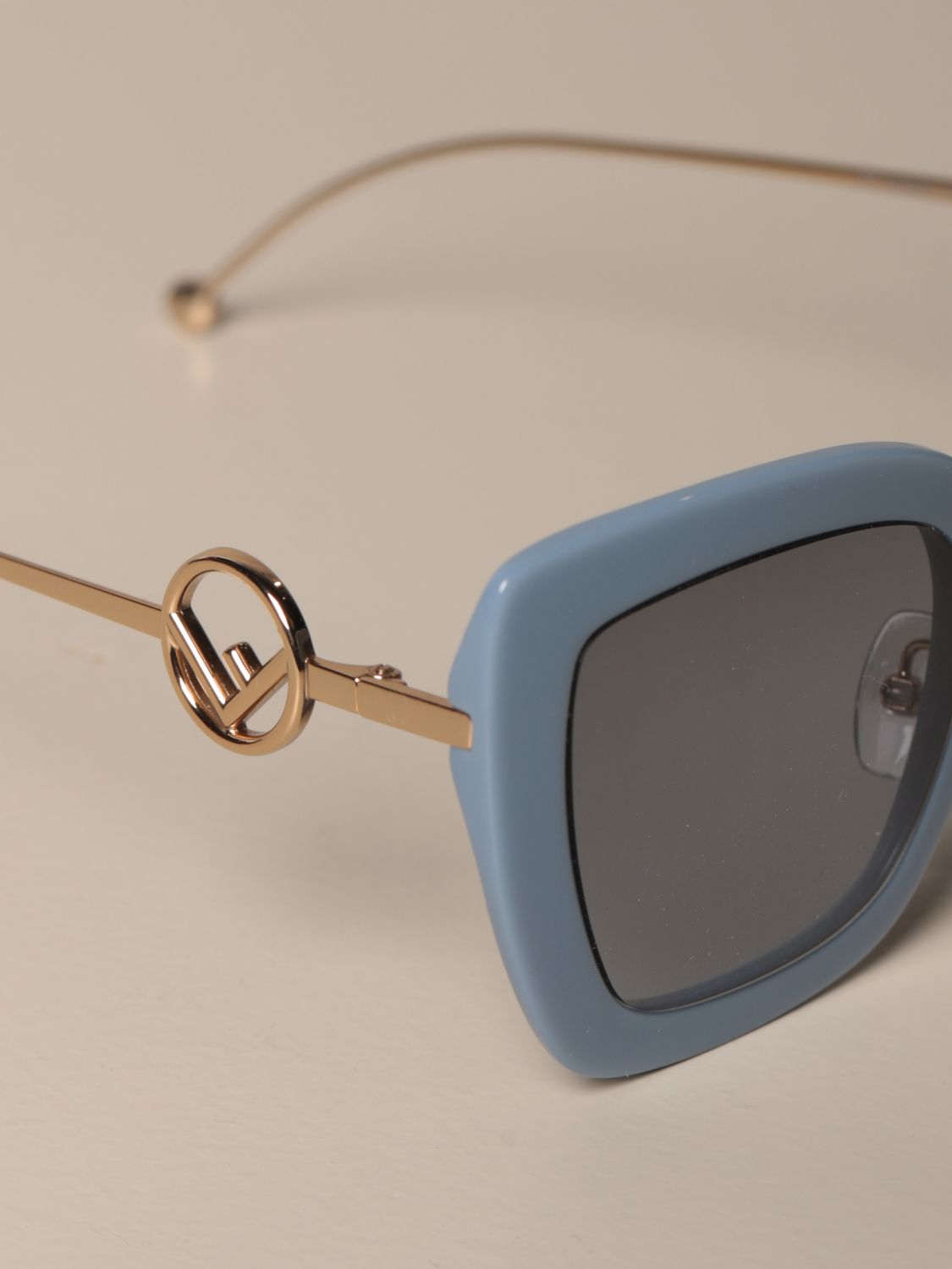 FENDI: Occhiali da sole in acetato e metallo - Blue | Occhiali Fendi  FF0408/S GIGLIO.COM