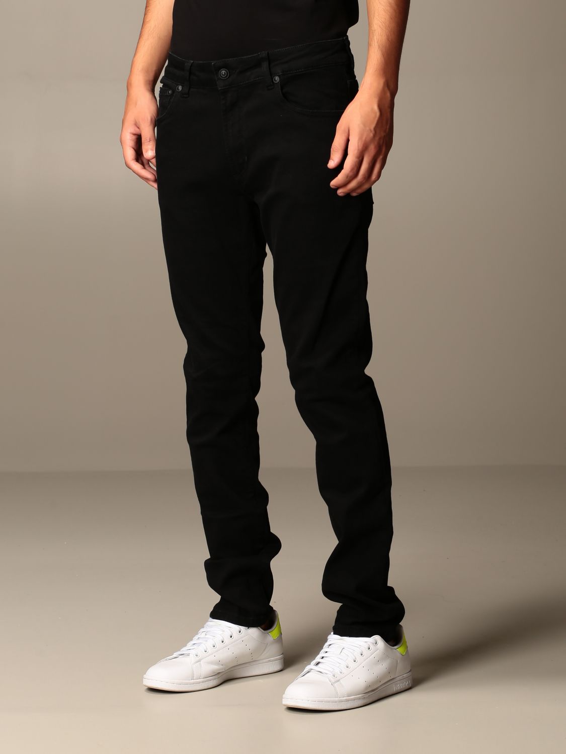 versace black trousers mens