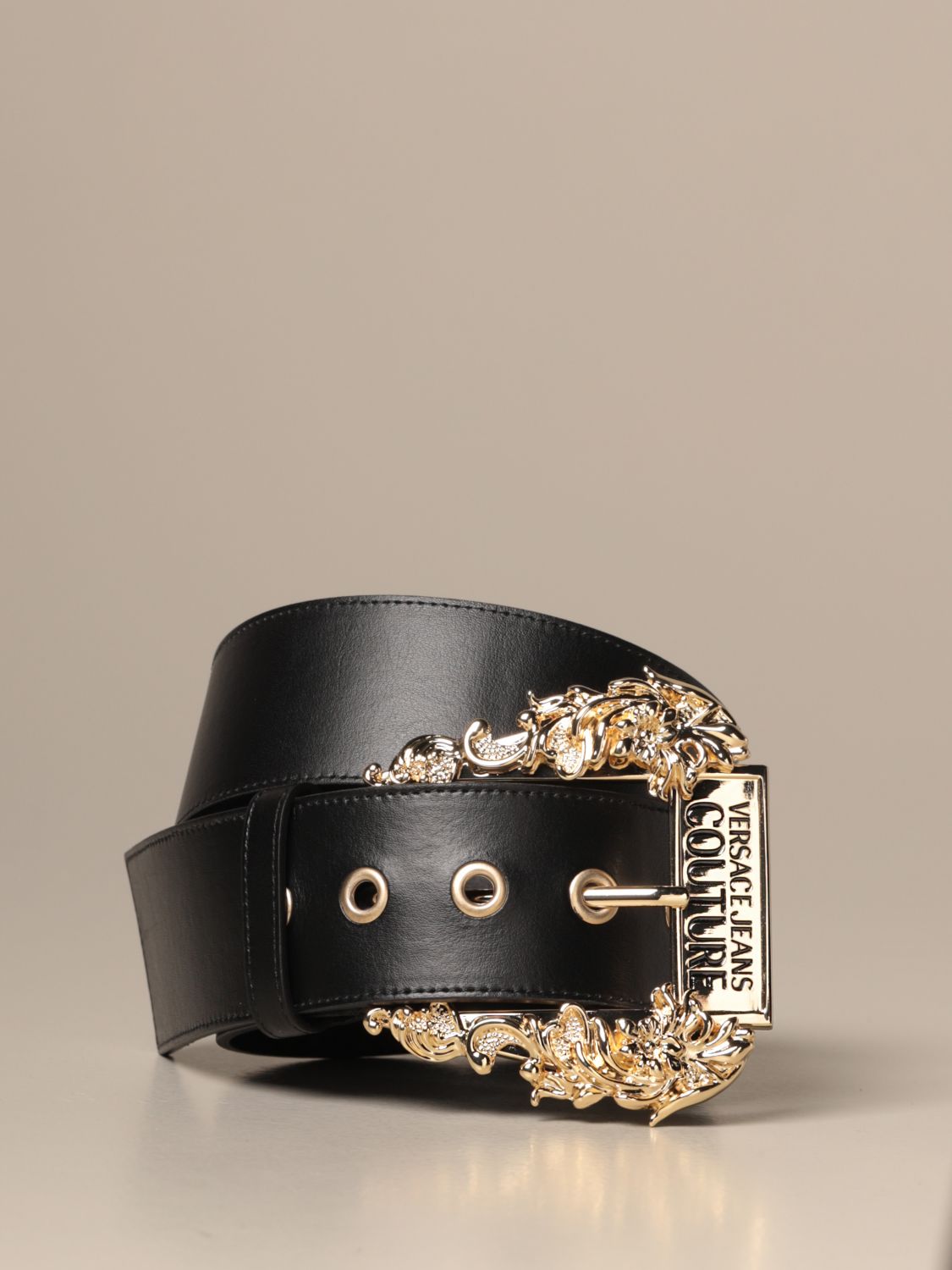 VERSACE JEANS COUTURE: leather belt 