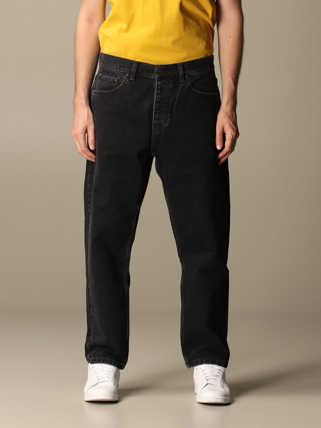 CARHARTT WIP: Carhartt in dark denim - | Carhartt Wip jeans I02490500 at GIGLIO.COM