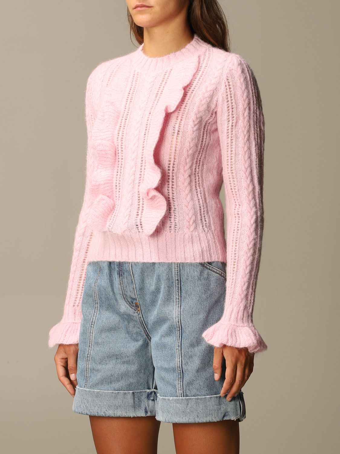 philosophy pink sweater