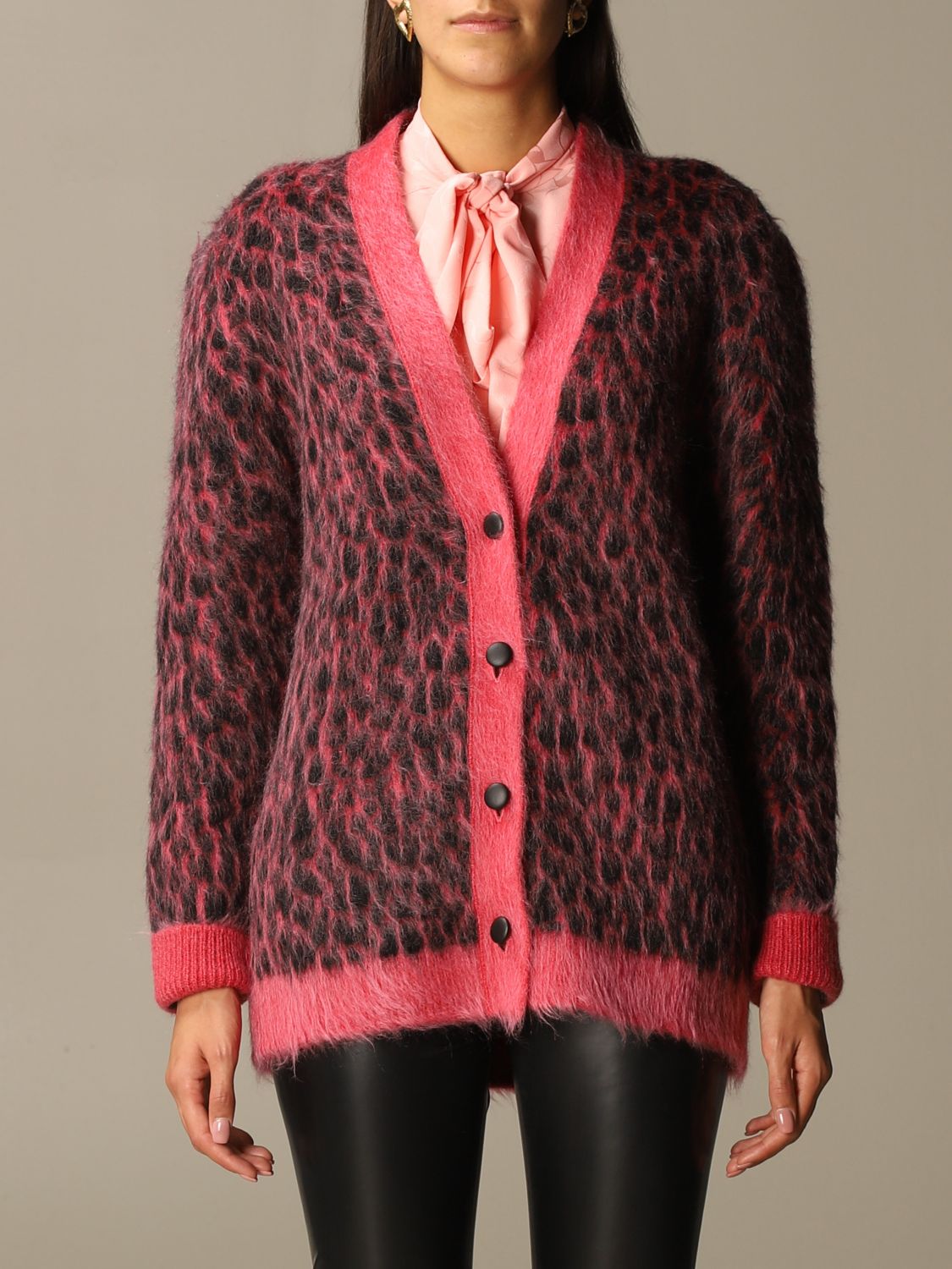 saint laurent pink jumper