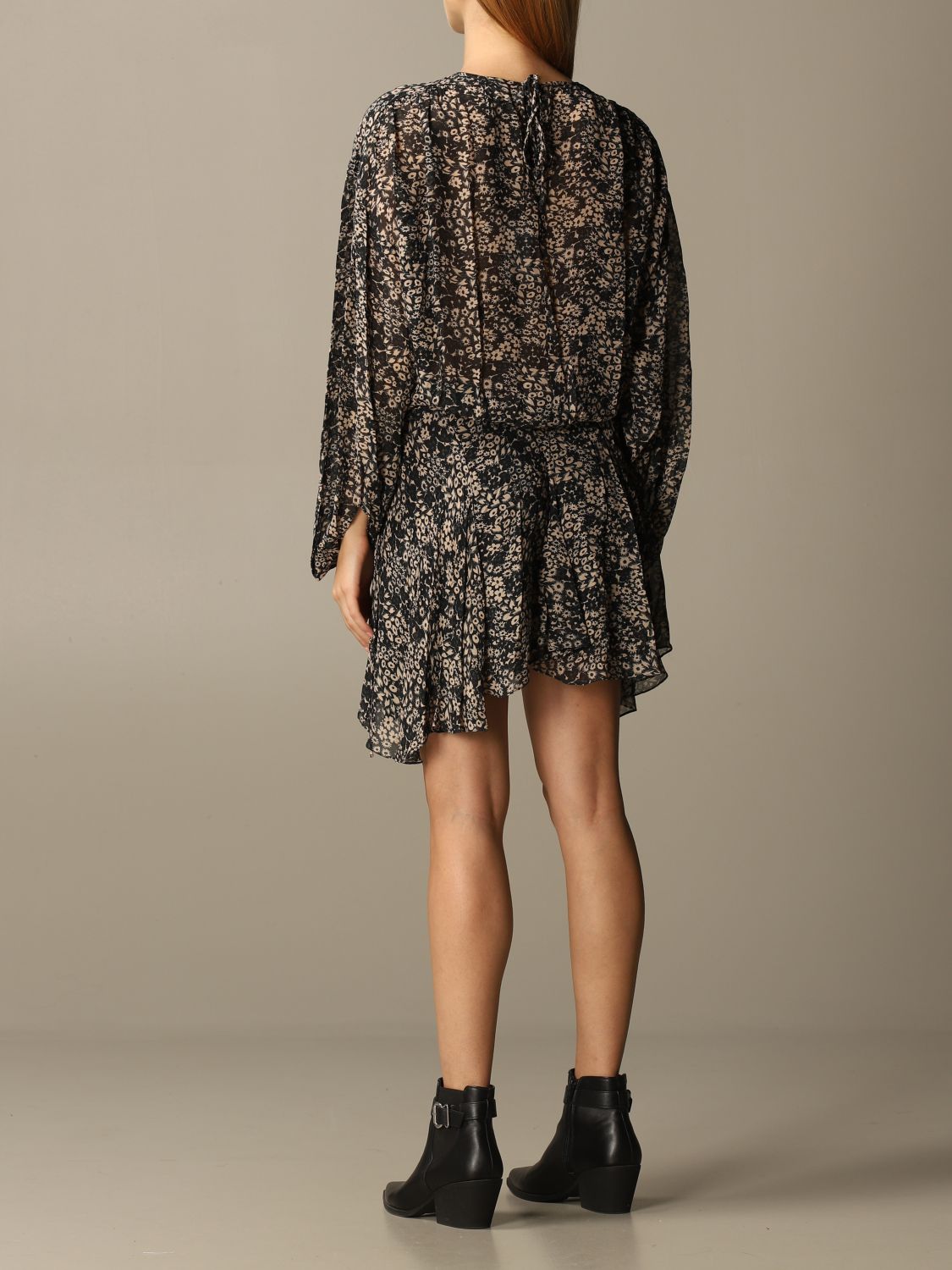Isabel Marant Outlet: short dress with floral pattern | Dress Isabel Women | Dress Isabel RO178820A042E GIGLIO.COM