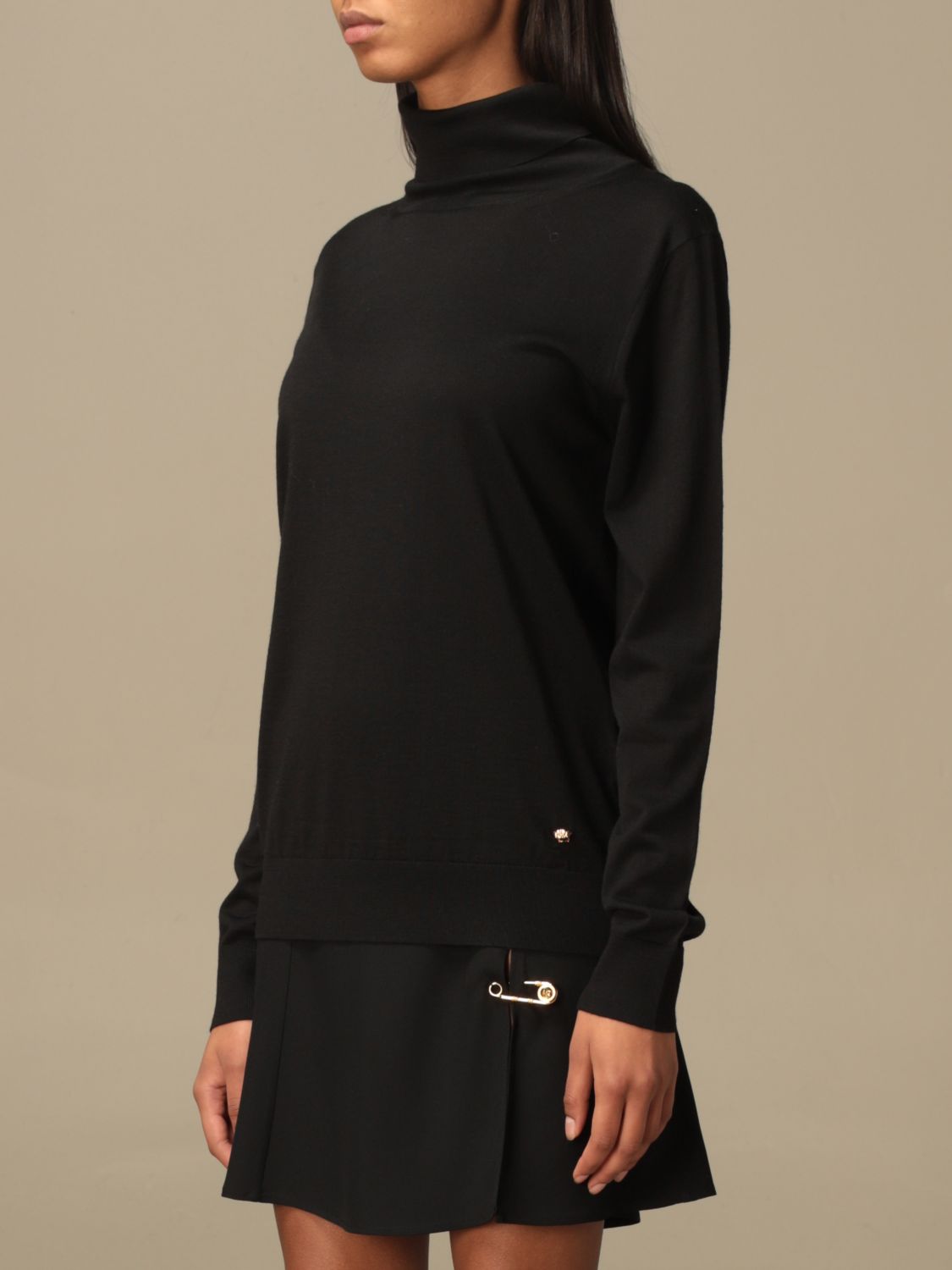 black versace jumper
