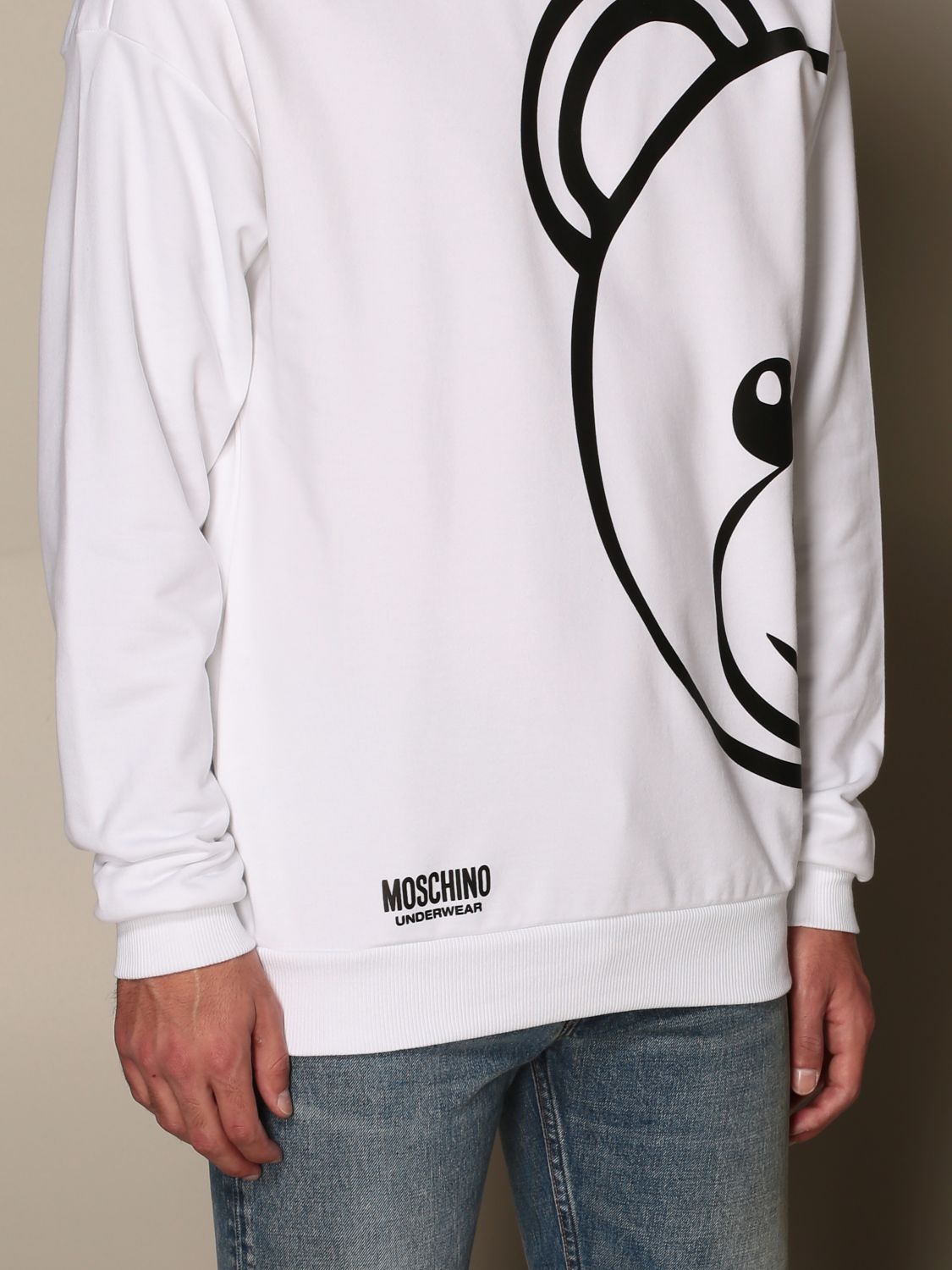 moschino underwear hoodie