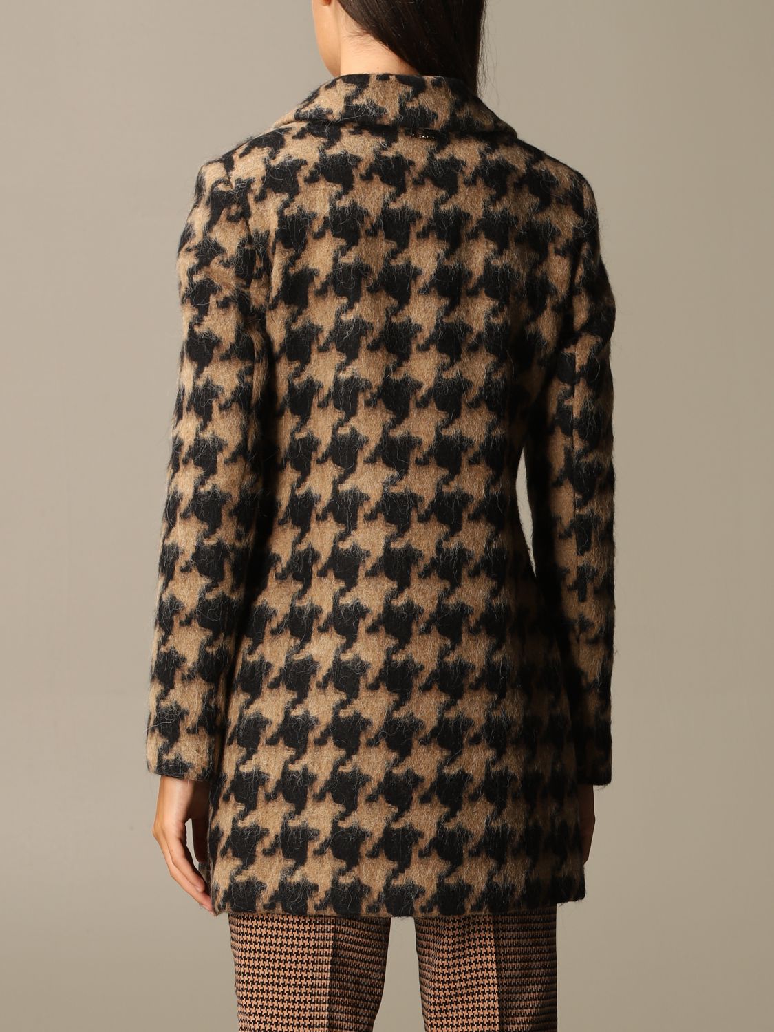 LIU JO: coat for woman - Camel | Liu Jo 