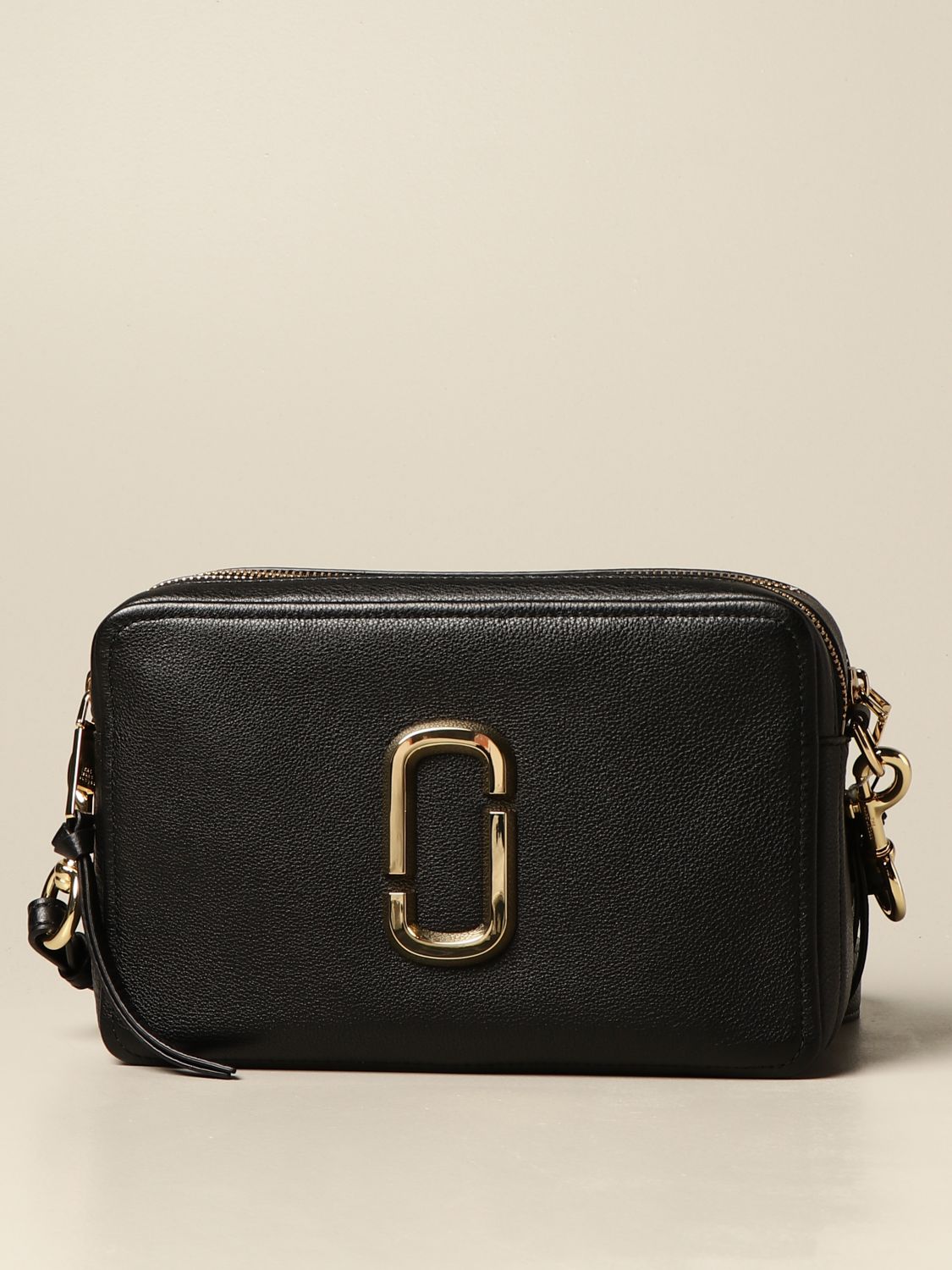 MARC JACOBS: The Softshot 27 bag in hammered leather | Crossbody Bags ...