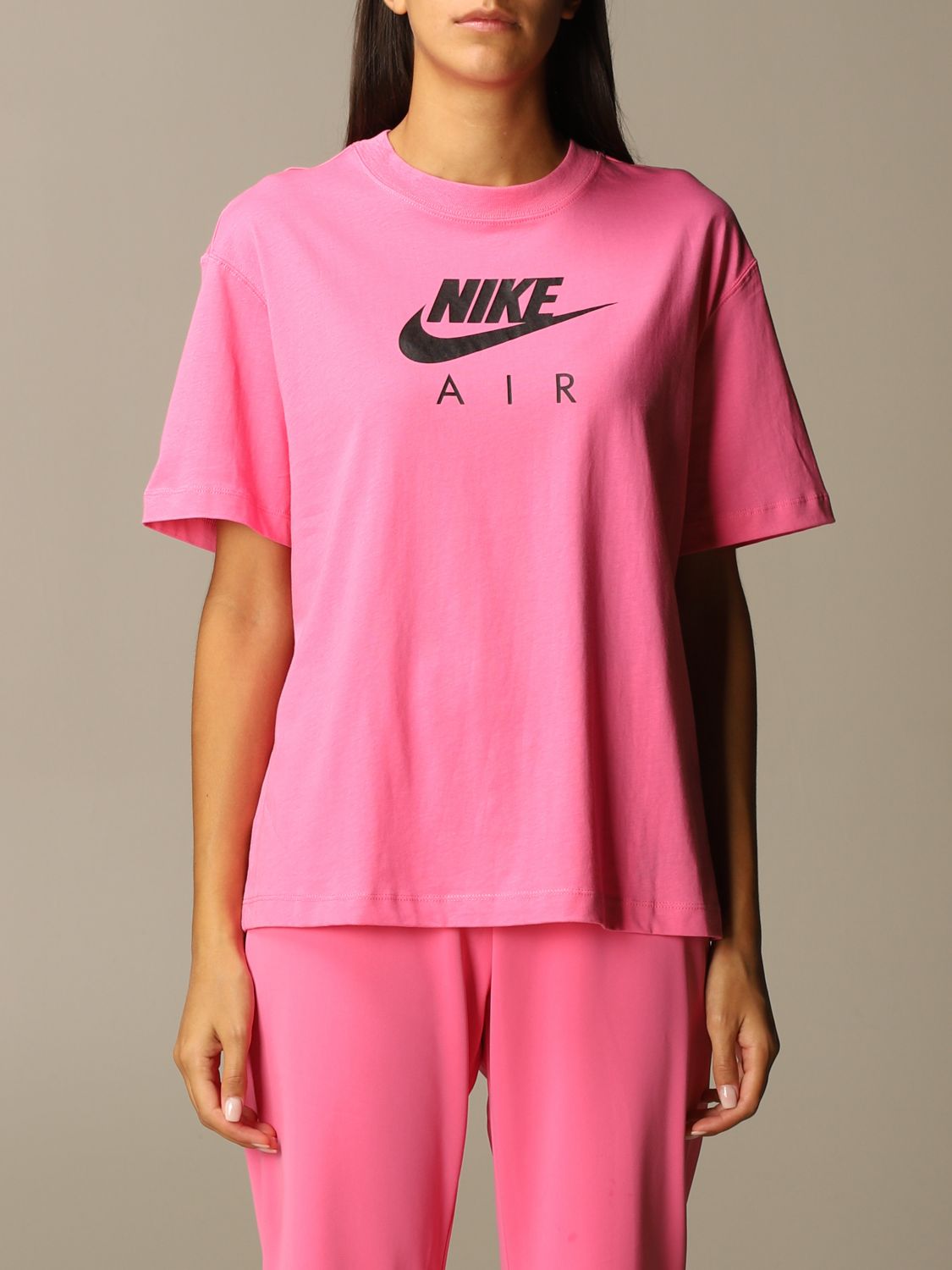 camiseta nike mujer rosa