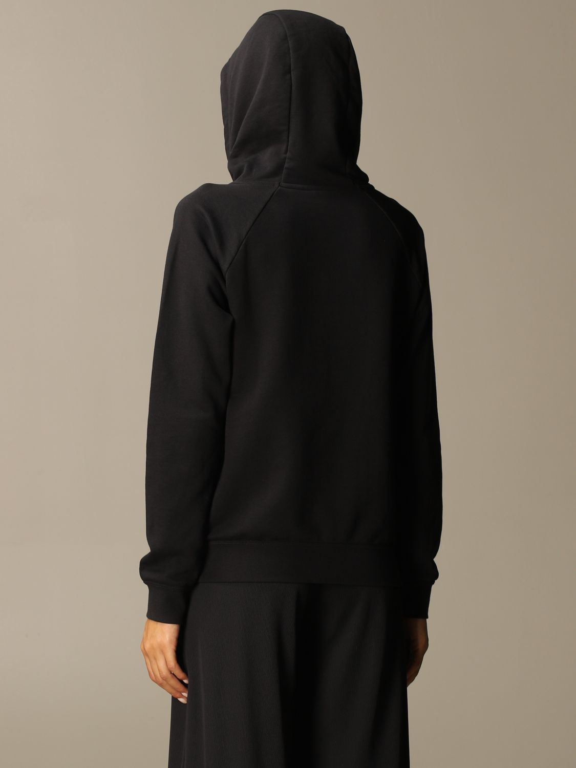 NIKE: Felpa in cotone basic con logo - Nero | Felpa Nike BV4124 GIGLIO.COM