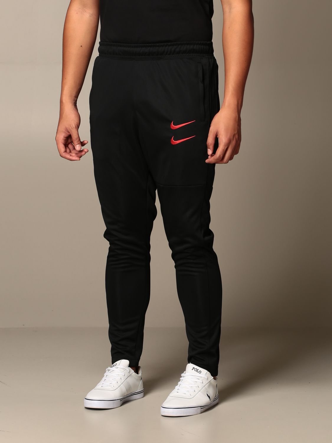 NIKE: jogging in cotton - Black | Nike pants CU3898 on GIGLIO.COM