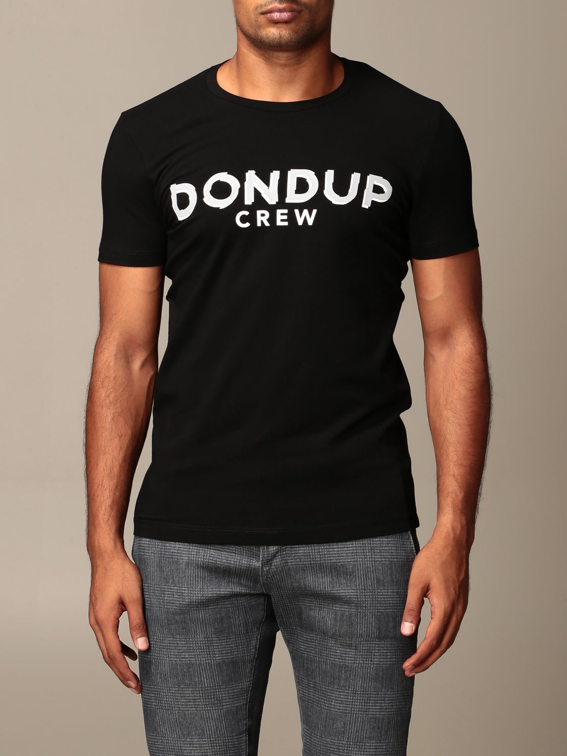 Camiseta Dondup: Camiseta hombre Dondup negro 1