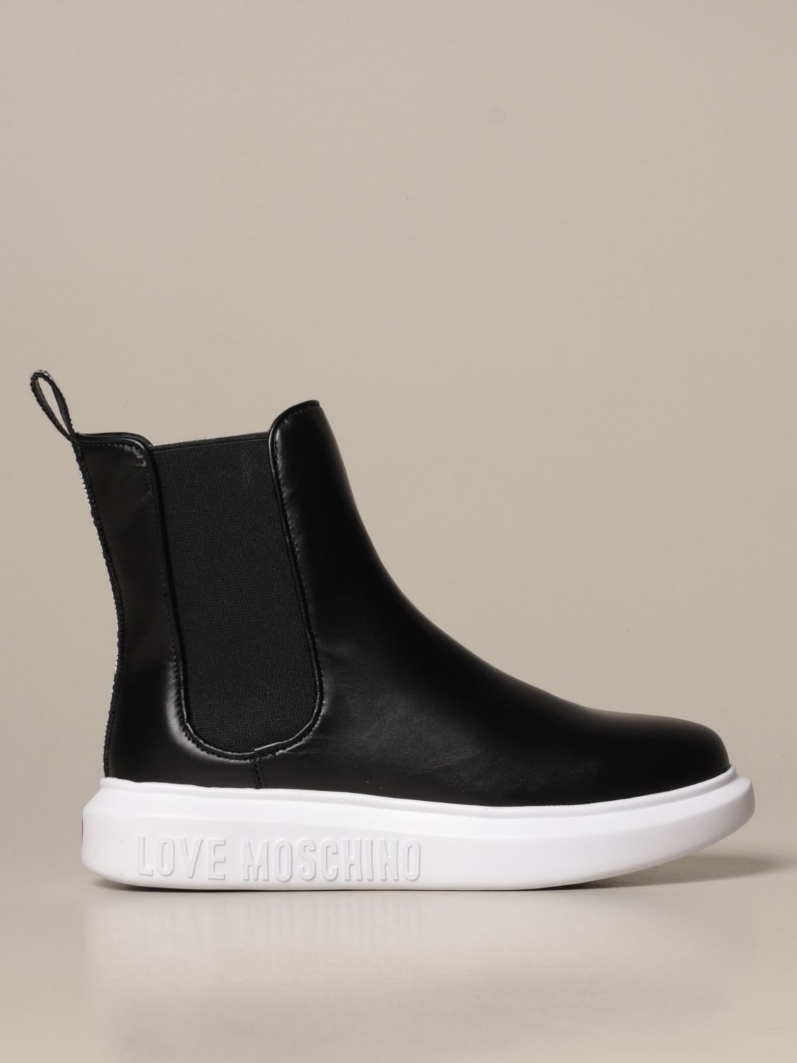 Love Moschino leather ankle boot 