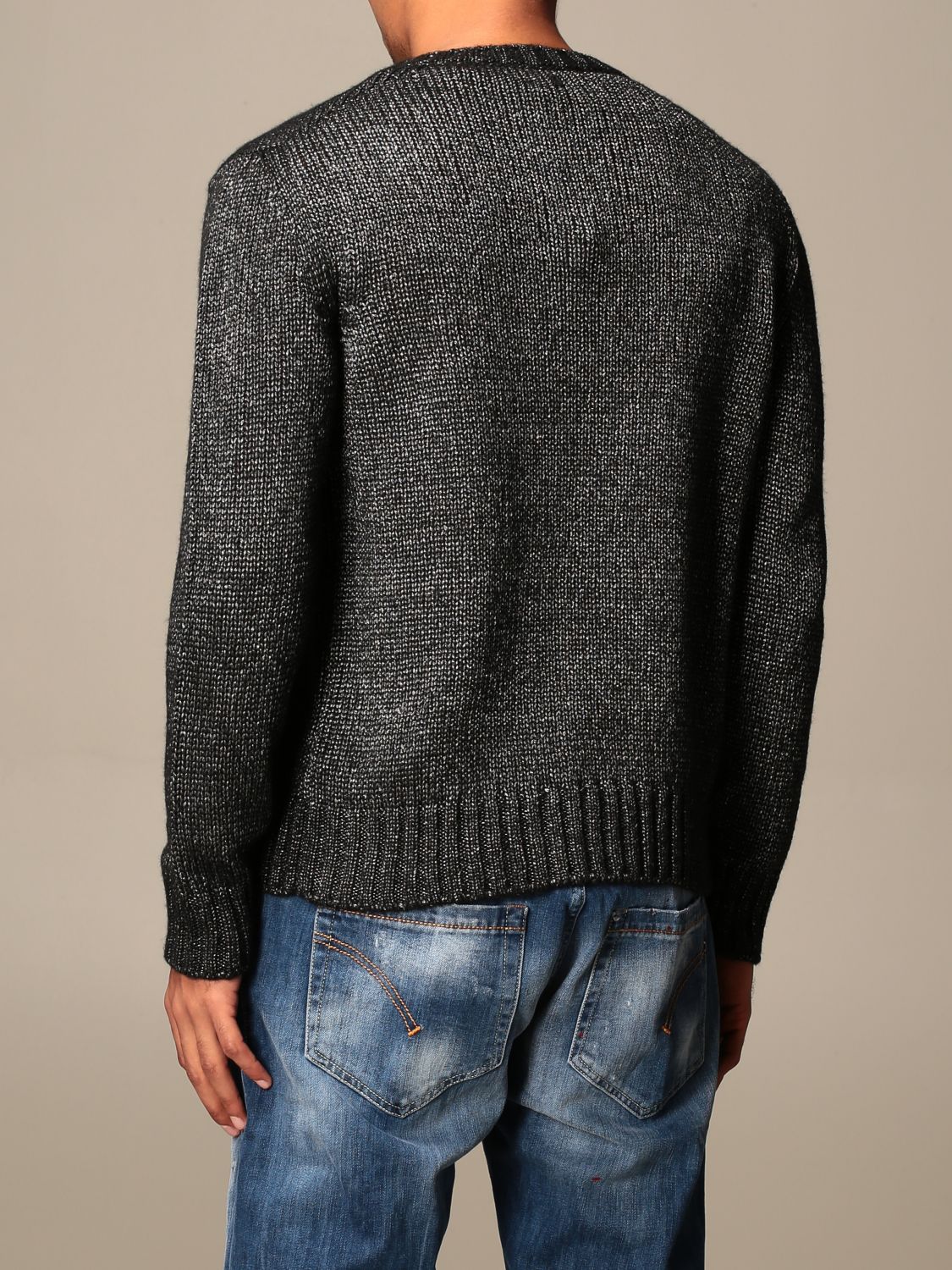 Dondup Outlet: basic crew neck sweater 
