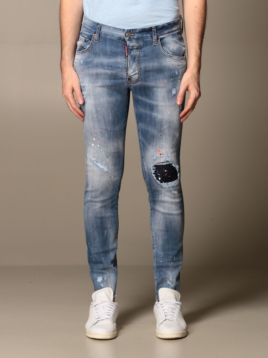 jeans dsquared homme peinture