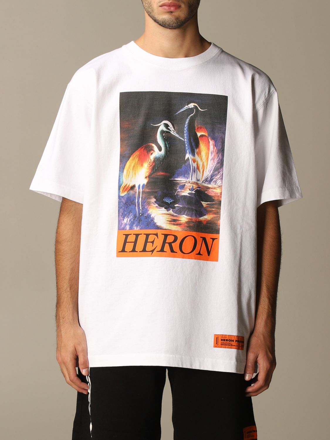 Finalmente guardarropa Porque HERON PRESTON: Camiseta para hombre, Blanco | Camiseta Heron Preston  HMAA020F20JER002 en línea en GIGLIO.COM