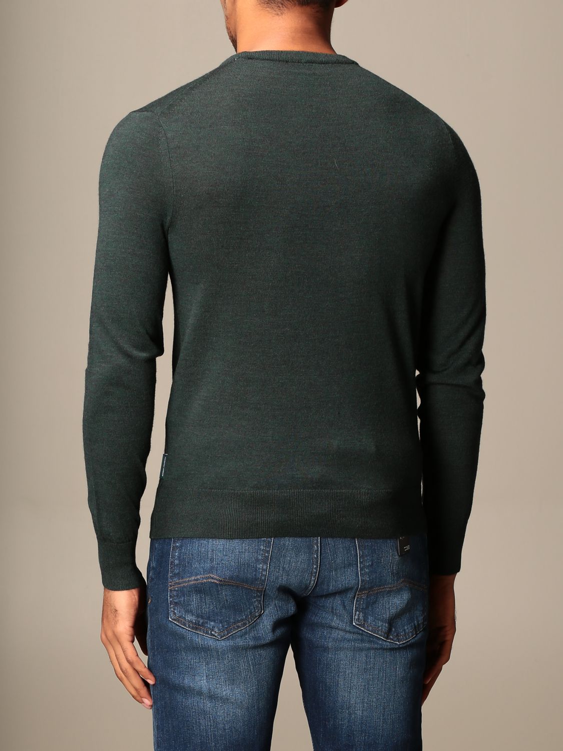 ARMANI EXCHANGE: basic crewneck sweater | Sweater Armani Exchange Men ...