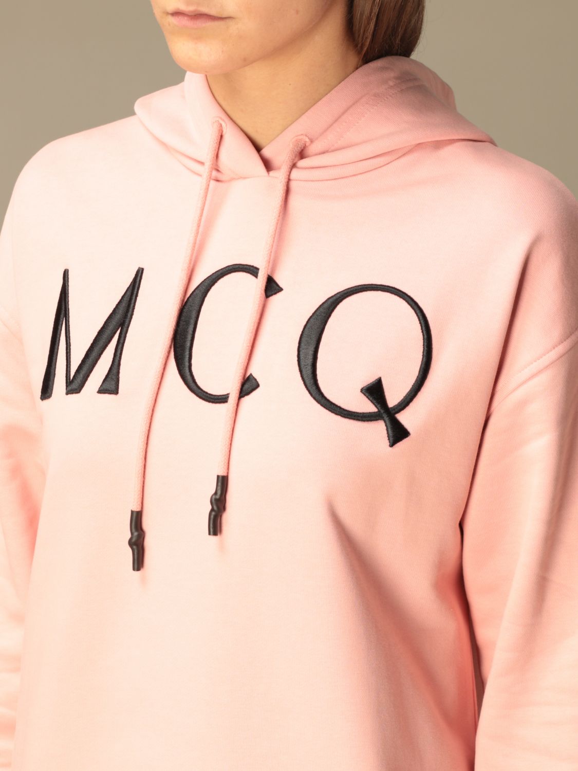 Sweatshirt Mcq: Mcq McQueen sweatshirt with logo pink 3