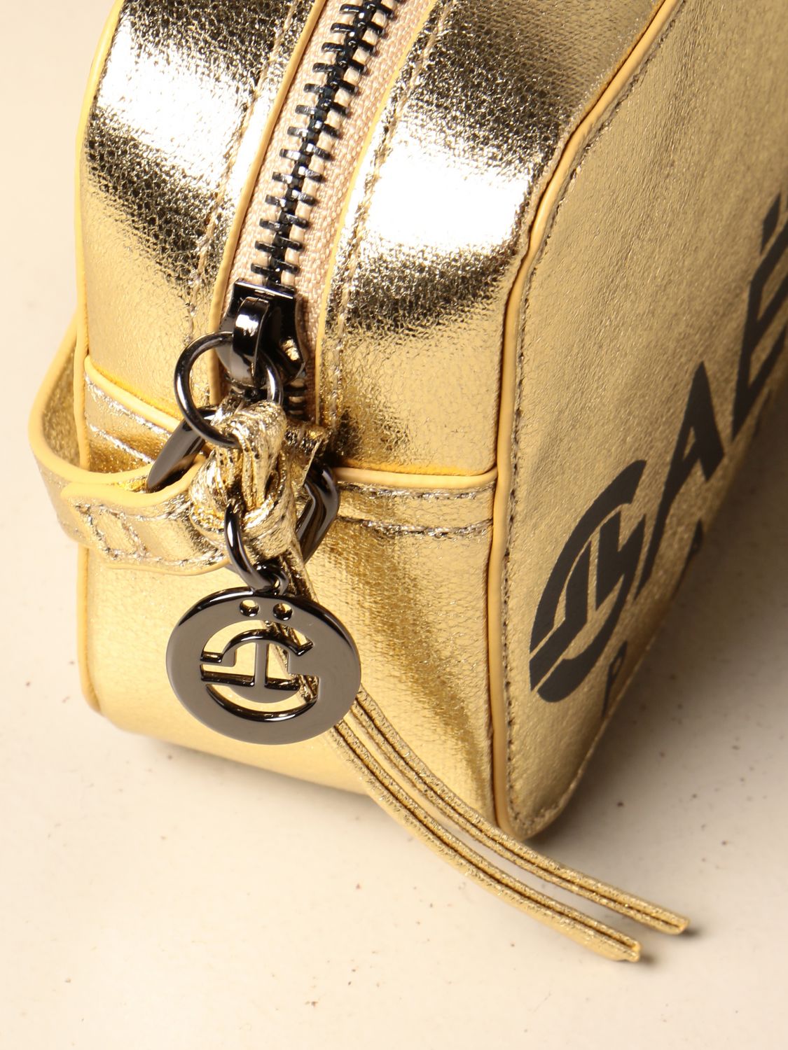 Gaëlle Paris Outlet: shoulder bag with logo - Silver  Gaëlle Paris  crossbody bags 1860 online on