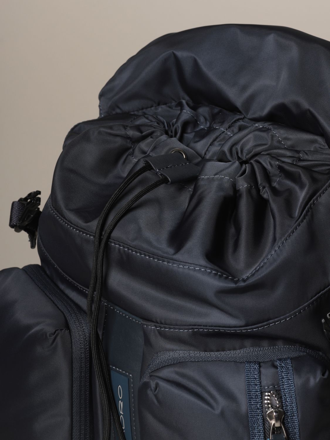 Piquadro Outlet: Zaino PQ-Bios in nylon rigenerato porta computer - Blue | Zaino  Piquadro CA5039BIO GIGLIO.COM